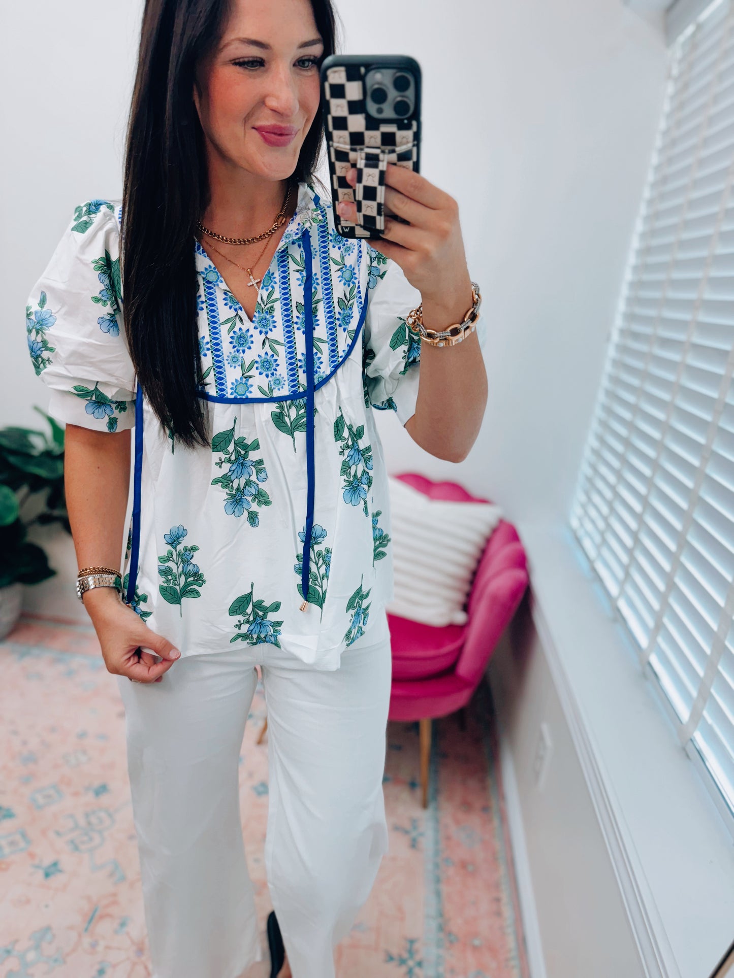 Callie Floral Top