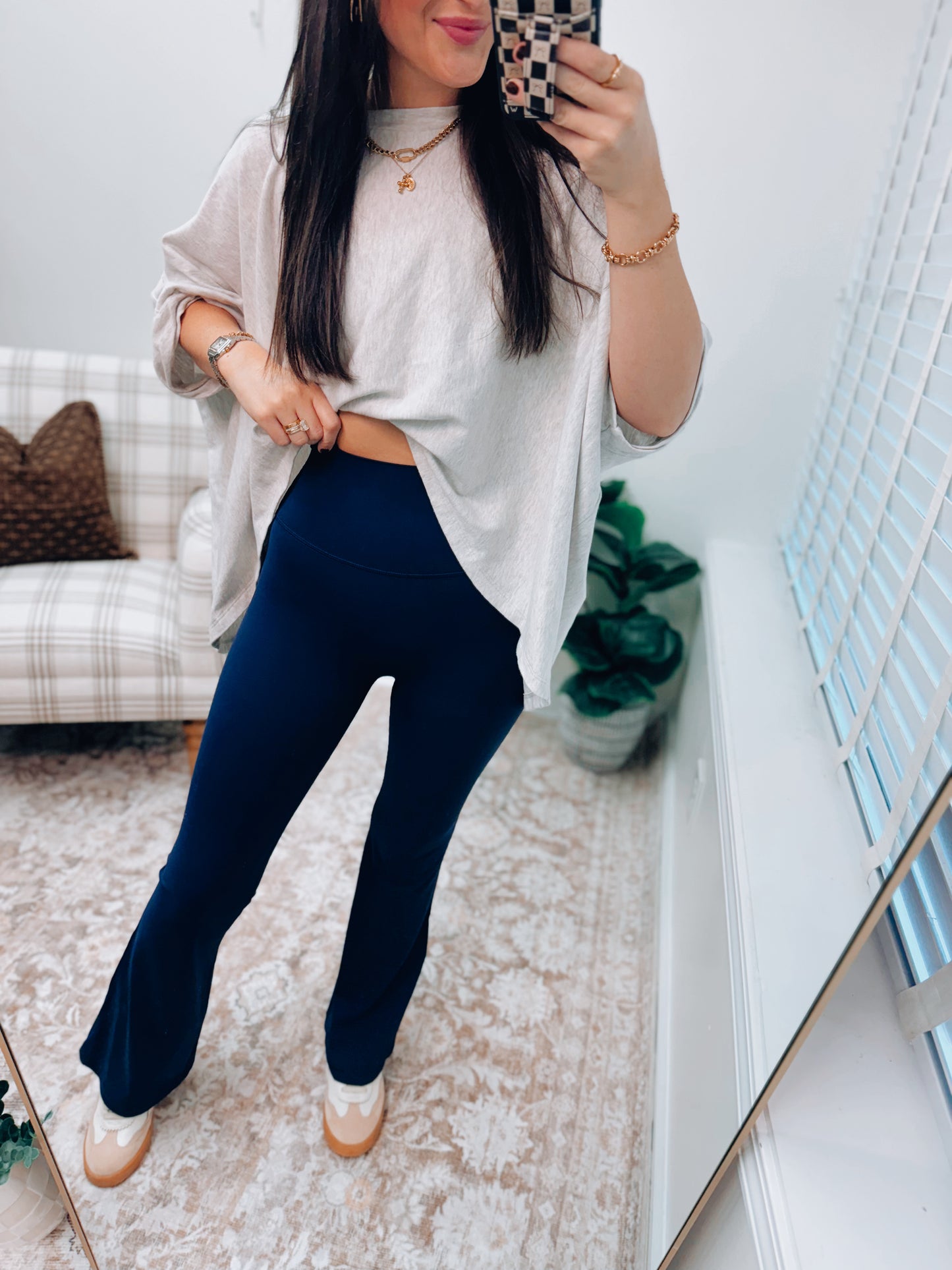 In Alignment High-Rise Yoga Pants - Navy