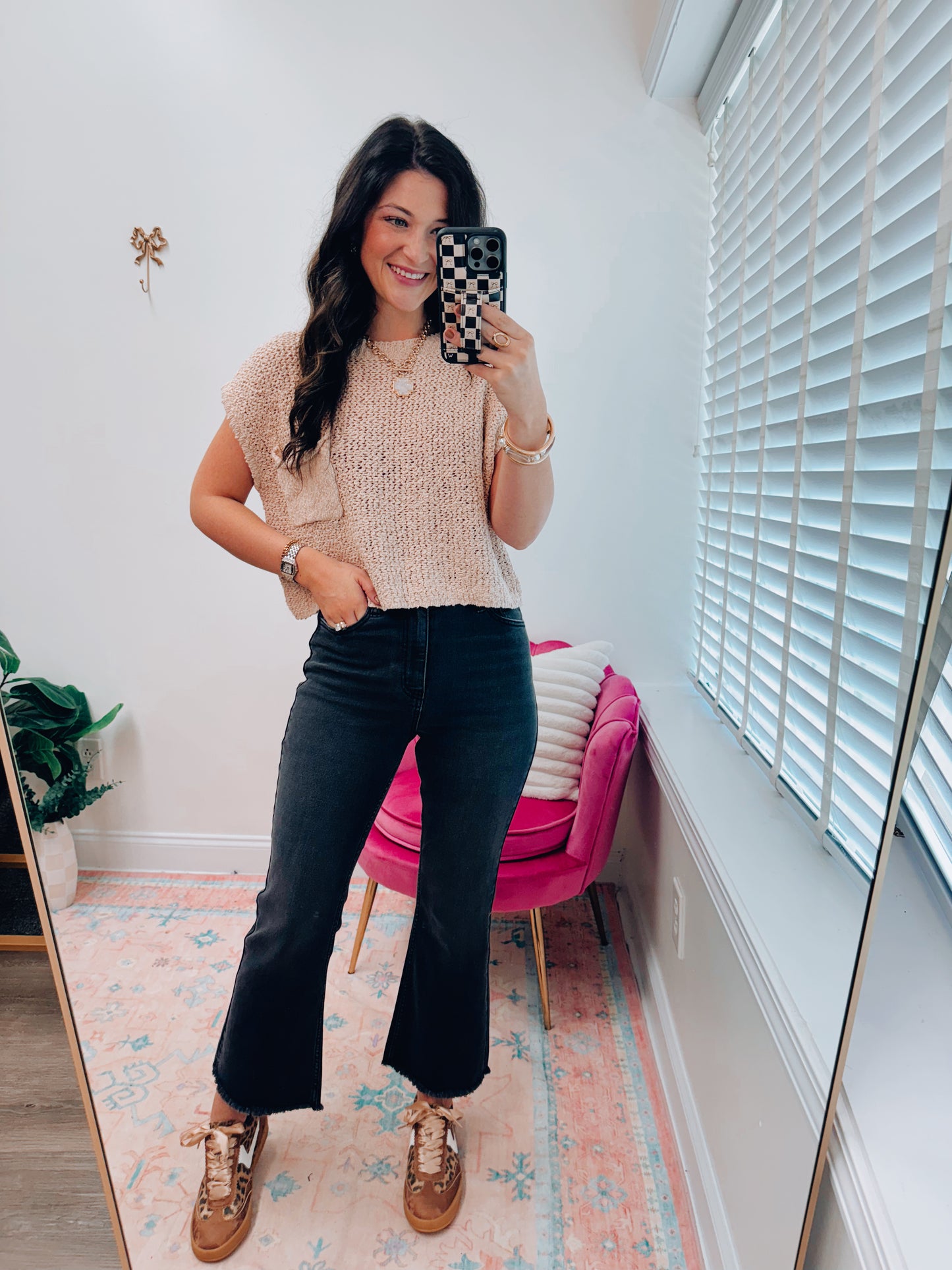 Hazel Pocket Knit Sweater Top