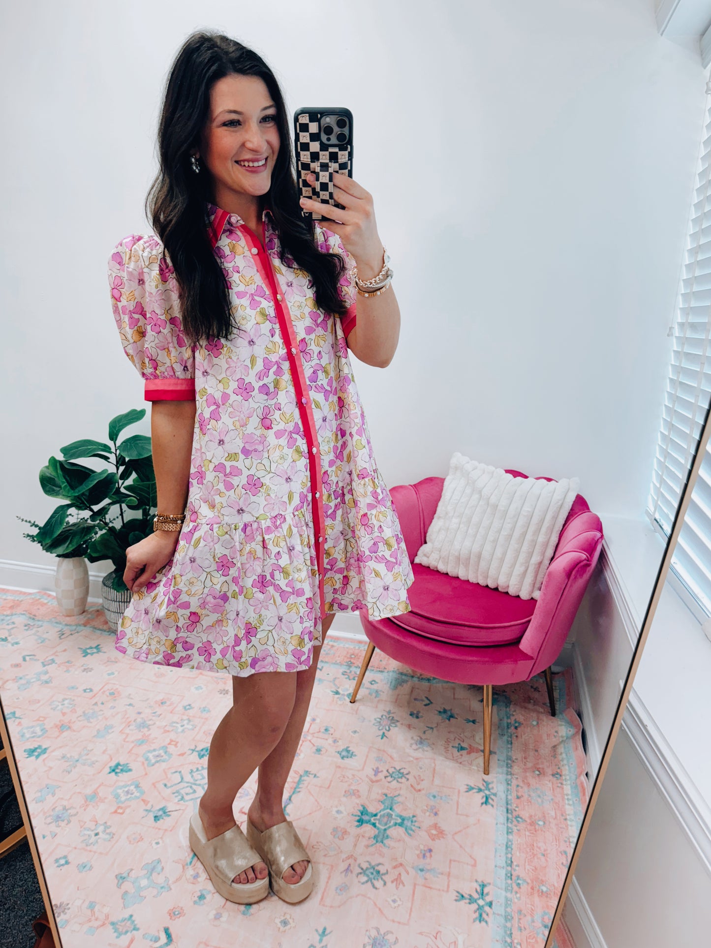 Blooming Lavender Mini Dress