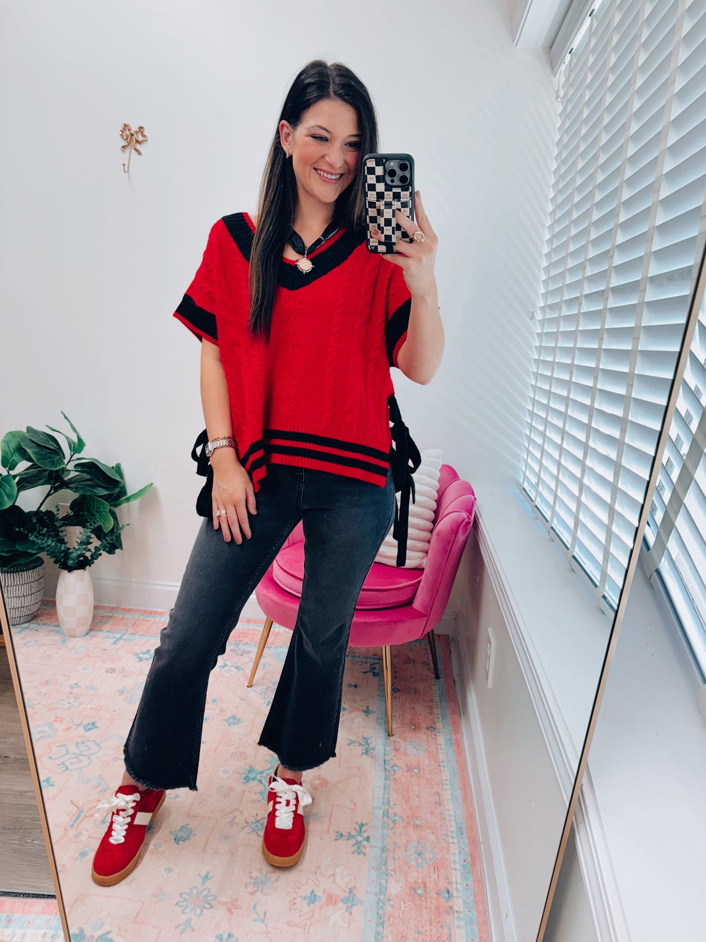 GameDay Knit Varsity Sweater Vest