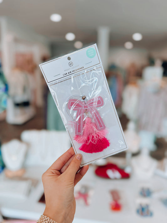 Mary Square Air Freshener | Bow