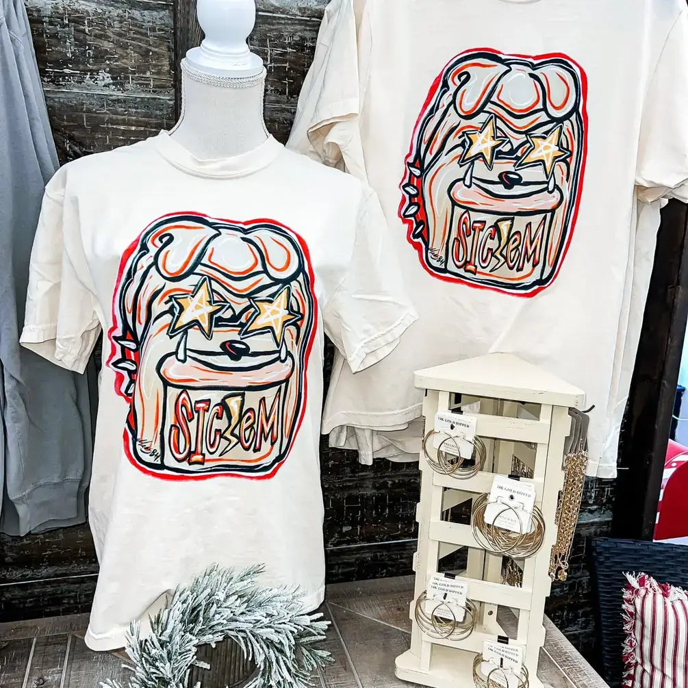 Sic em- Star Eyes Tee
