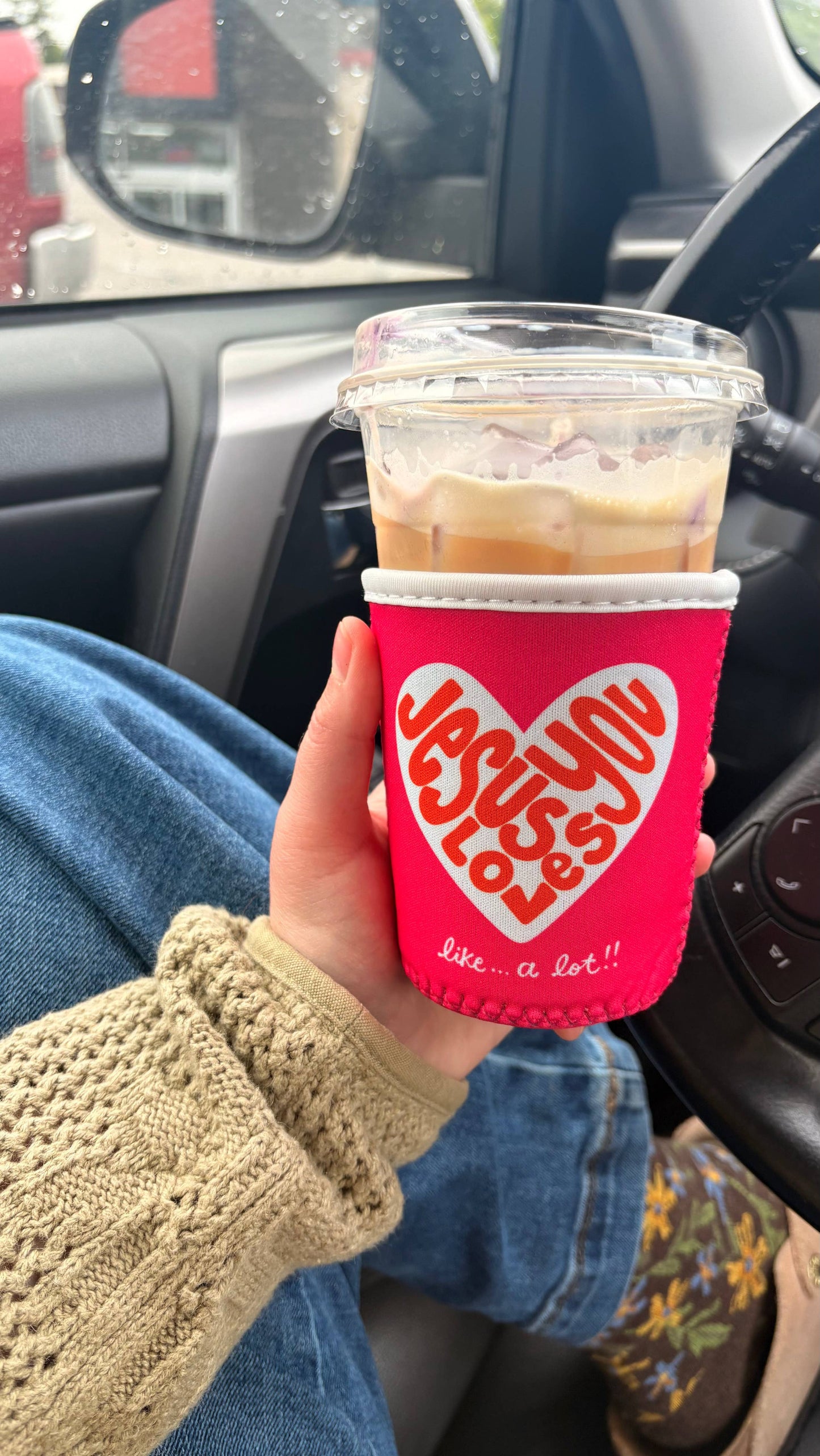Jesus Loves You Coffee Cup Sleeve
