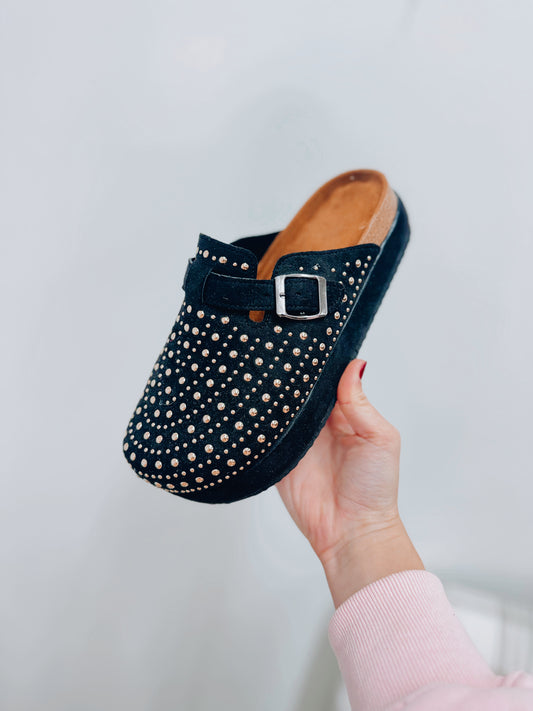 Jules Gold Studded Platforms