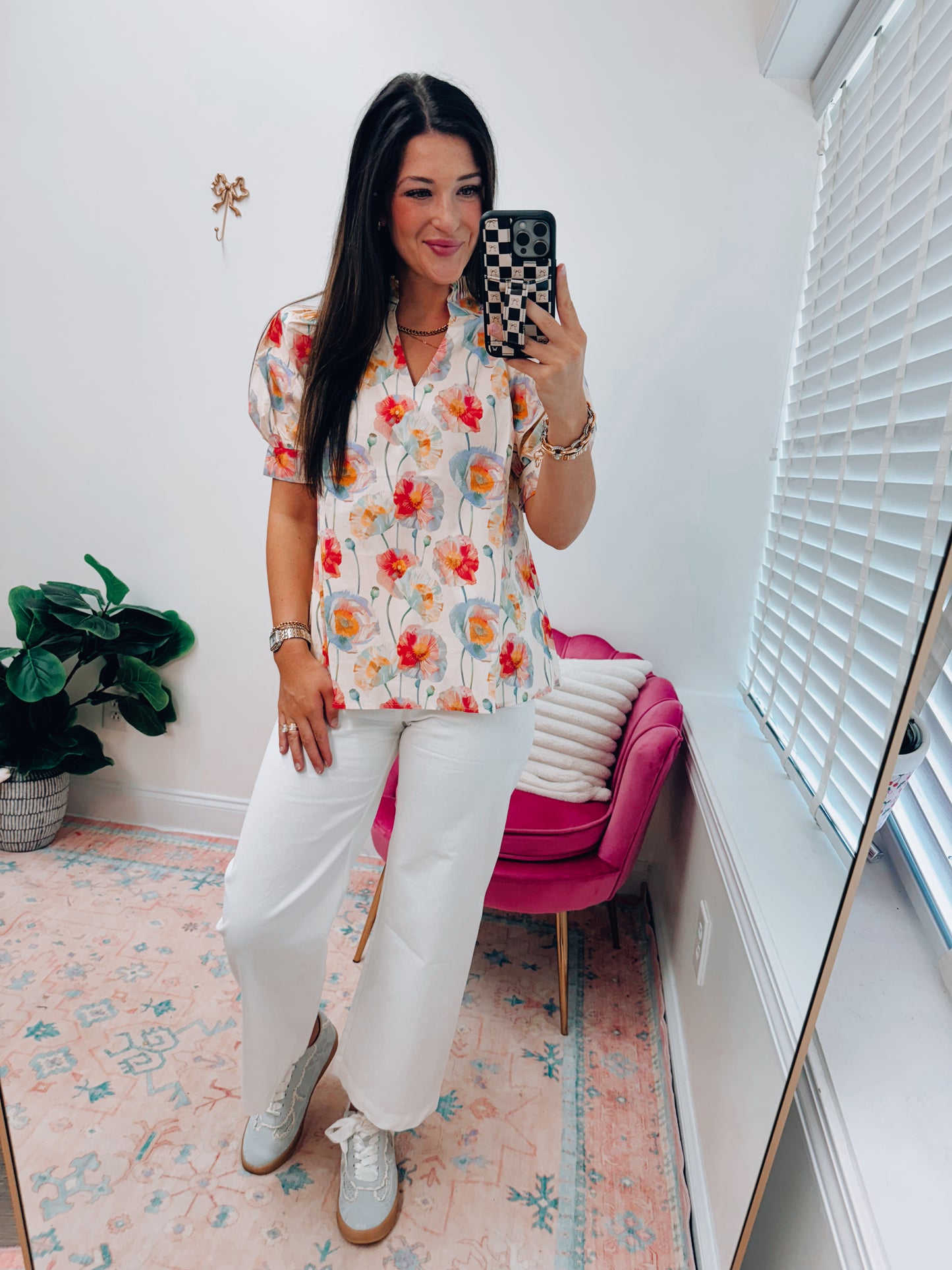 Rylie Vintage Floral Top