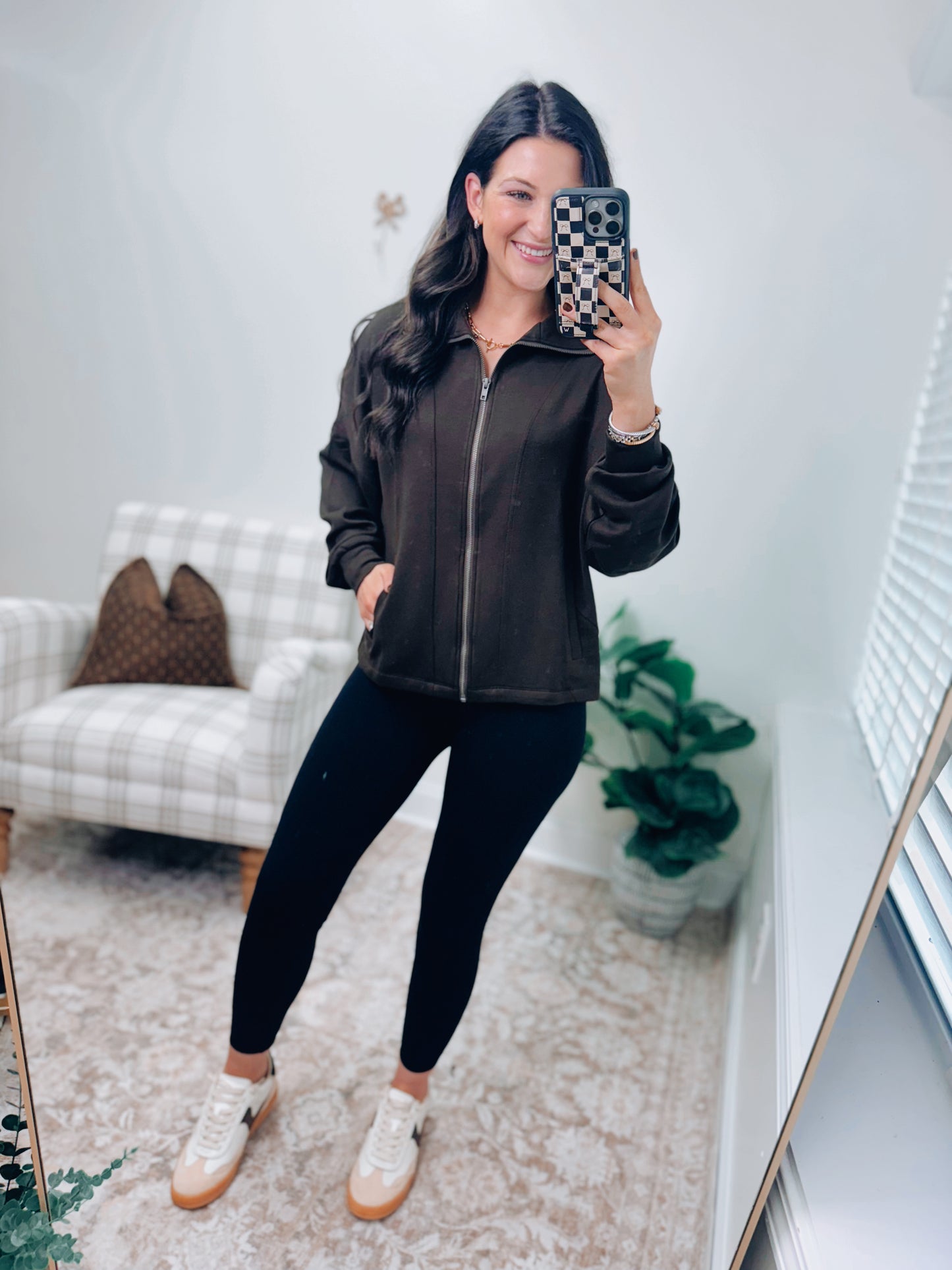 DOORBUSTER Air Essentials Zip Jacket - Brown