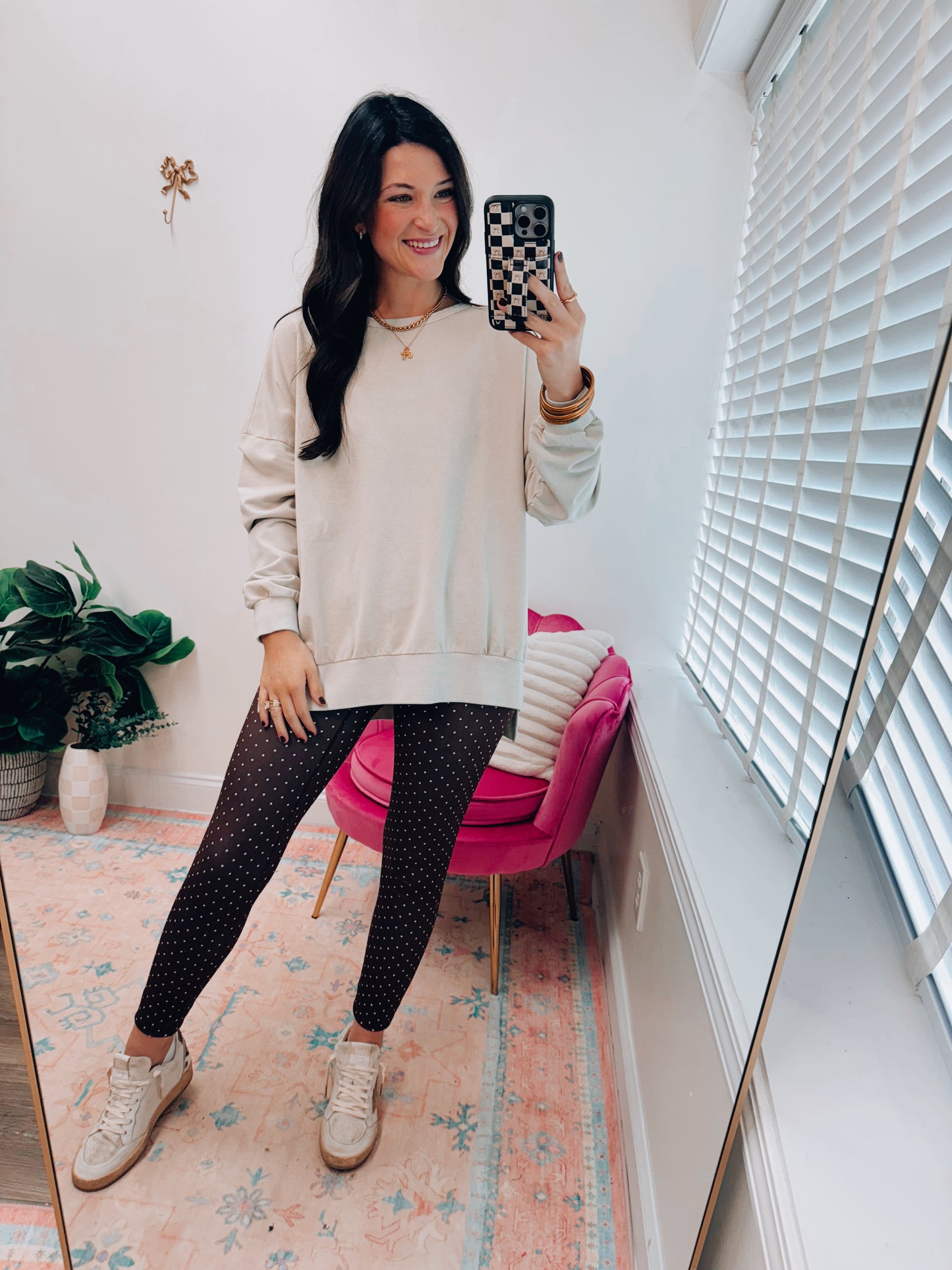 Taylor Mineral Wash Crewneck - Oatmeal