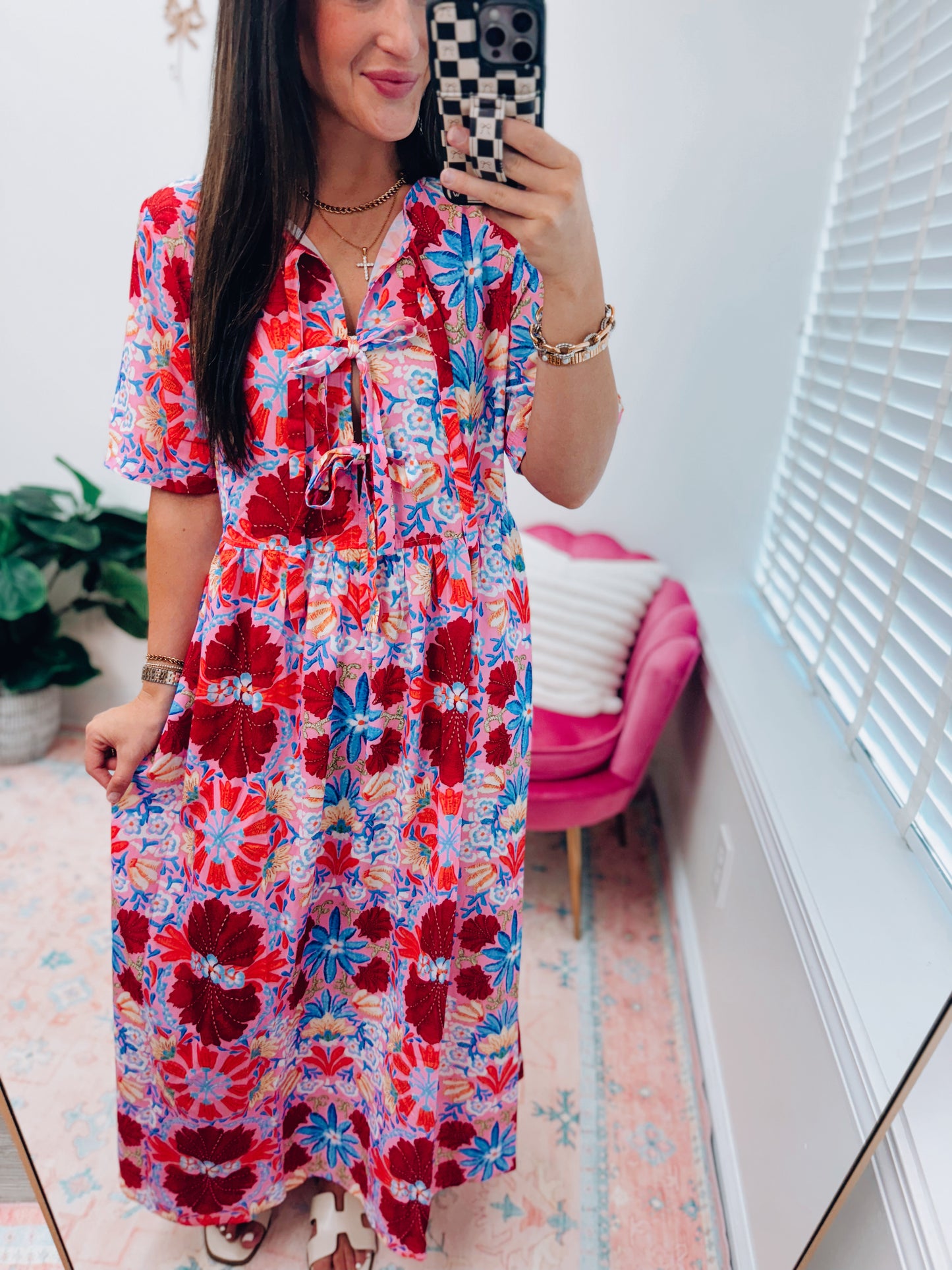 Betty Tie Maxi Dress