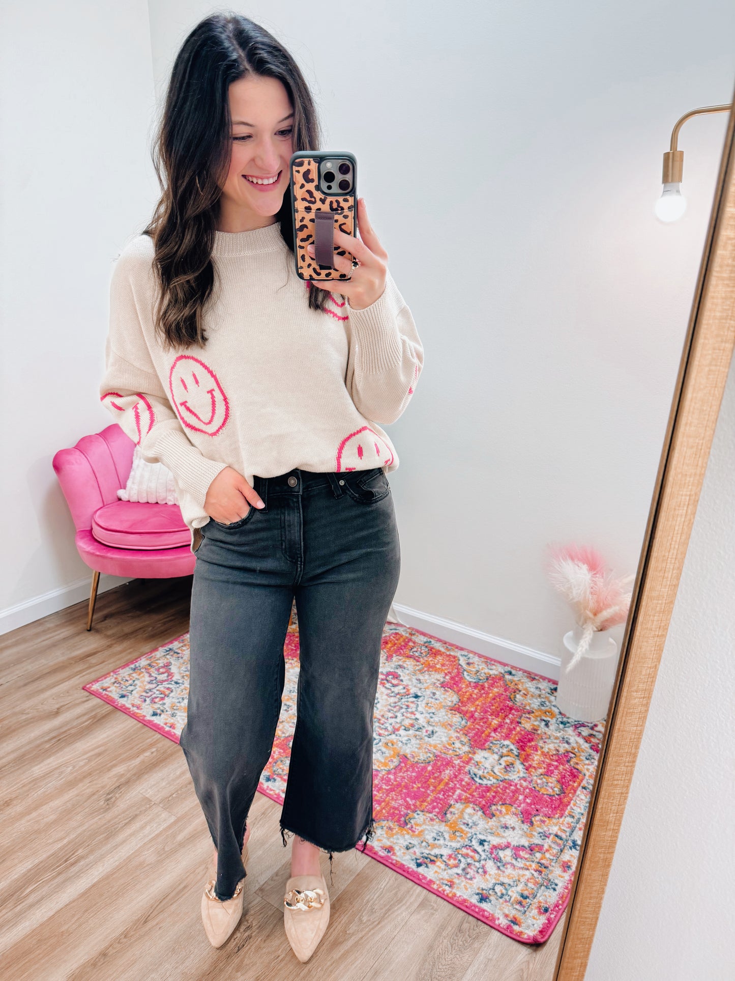 Deana Vintage Washed Cropped Denim
