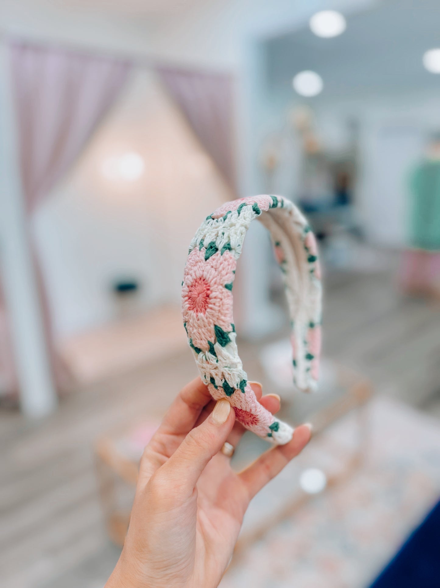 Flower Knit Headband