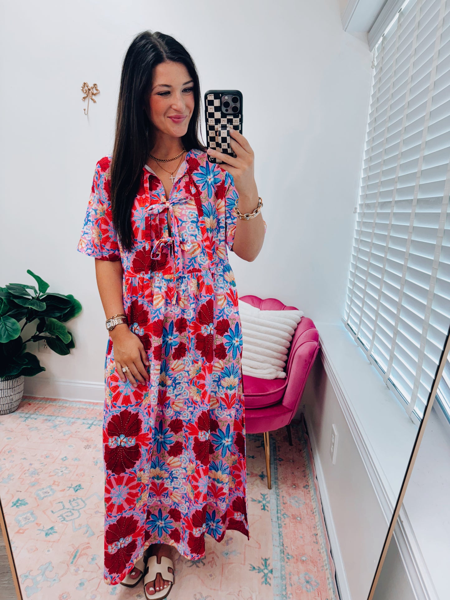 Betty Tie Maxi Dress