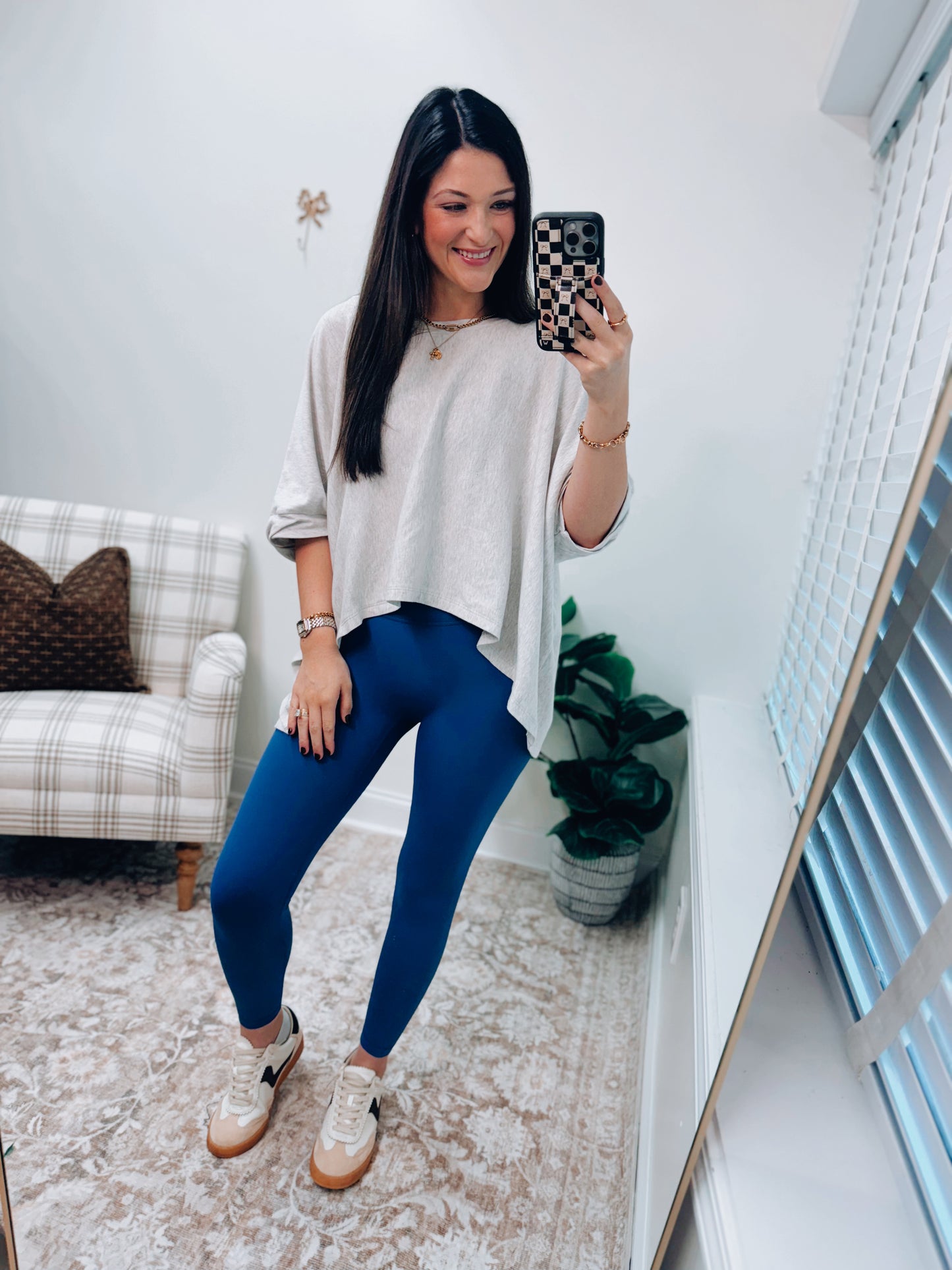 In Alignment High-Rise Leggings - Blue