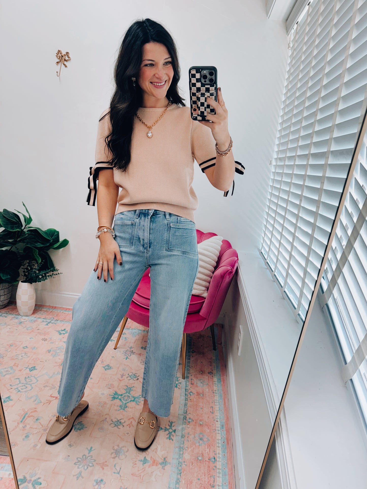 HR Comfort Stretch Wide Leg Denim