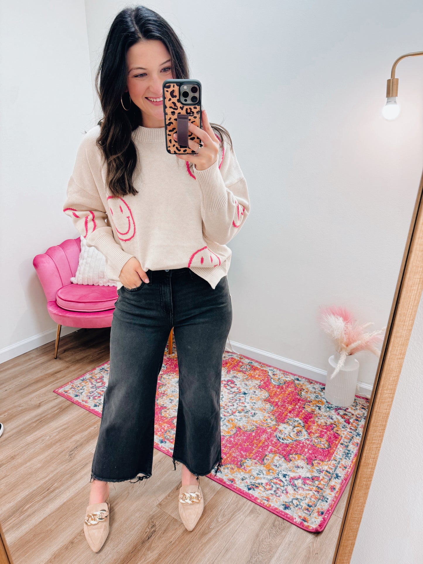 Deana Vintage Washed Cropped Denim