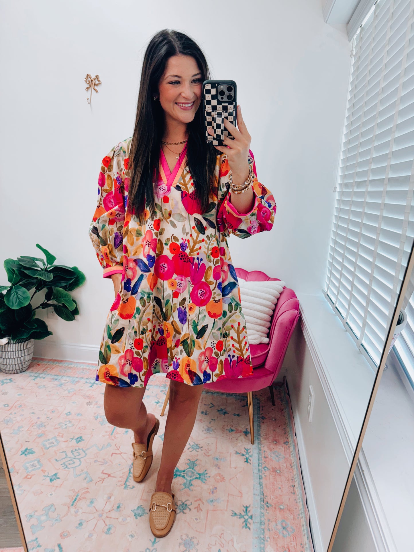 Berry Mix Mini Dress