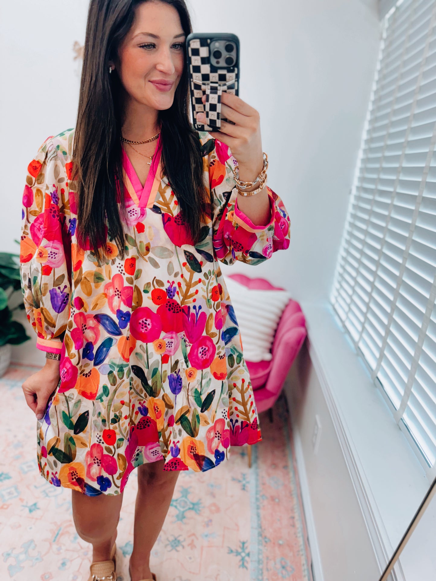 Berry Mix Mini Dress