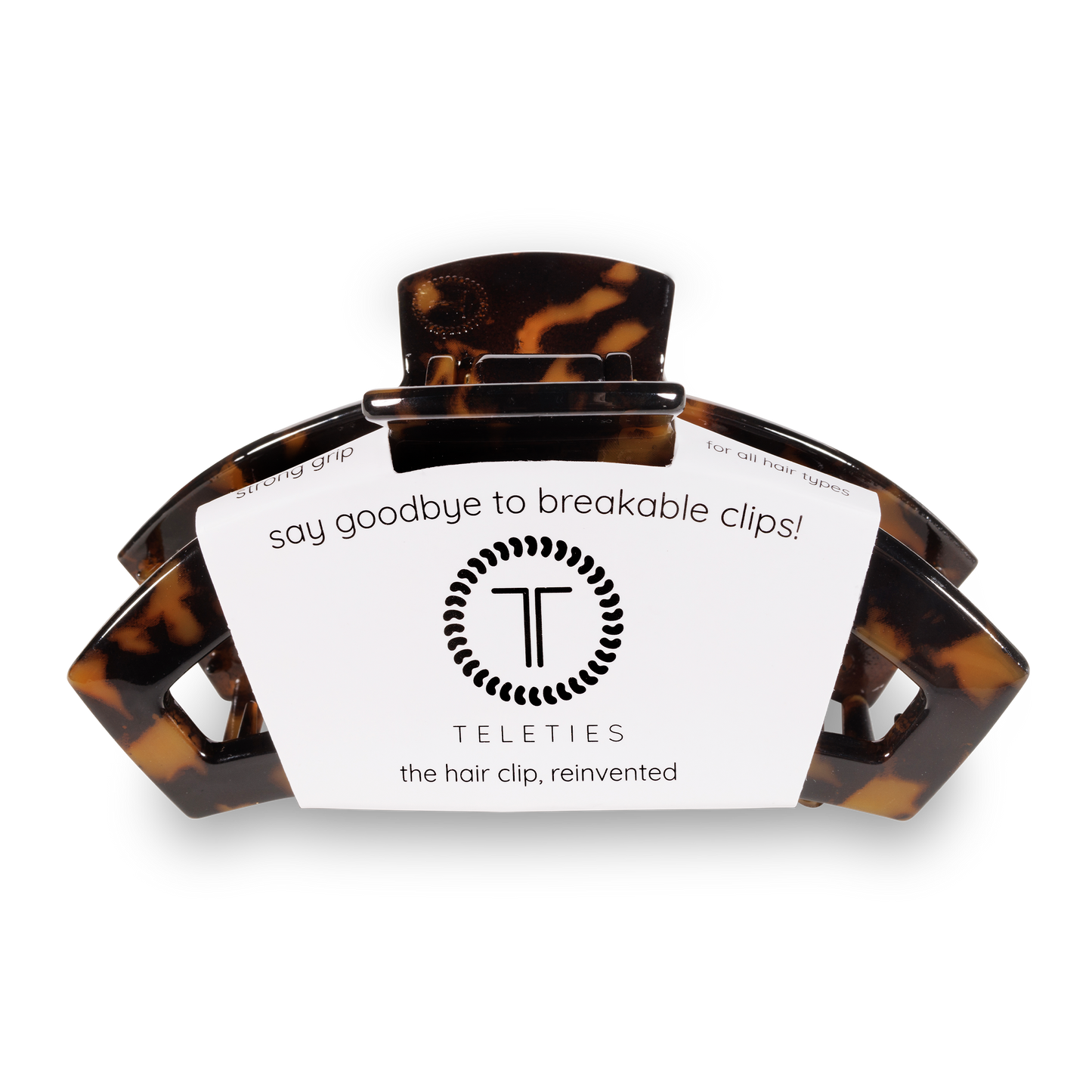 Open Hair Clip | Large | Tortoise