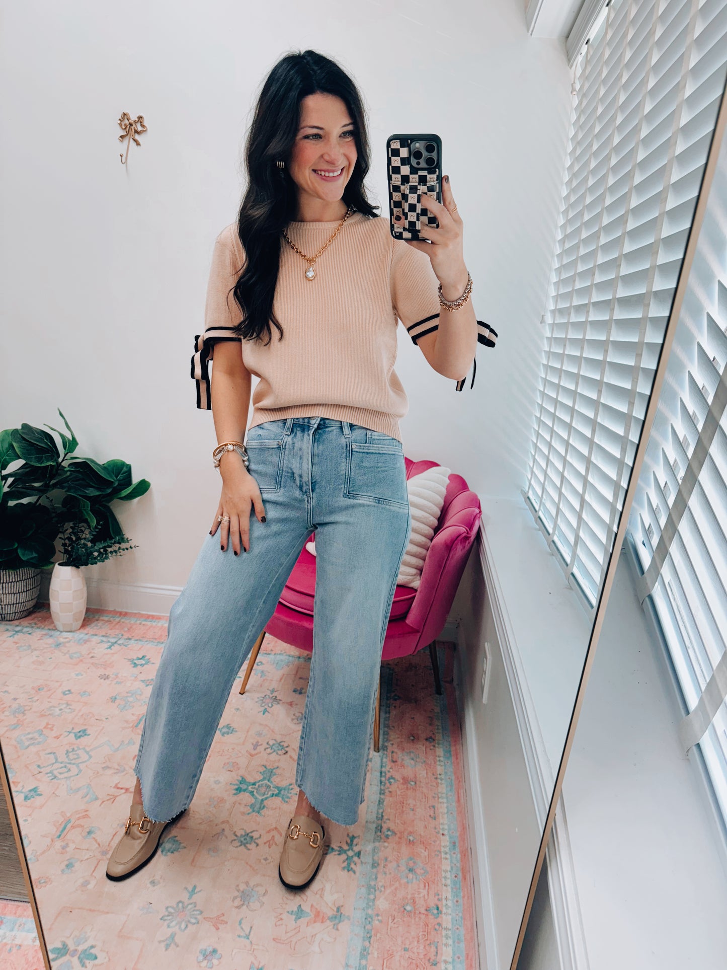 HR Comfort Stretch Wide Leg Denim