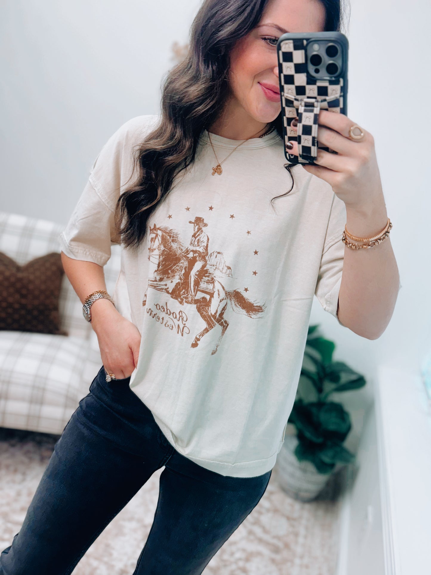 Rodeo Cowboy Mineral Tee