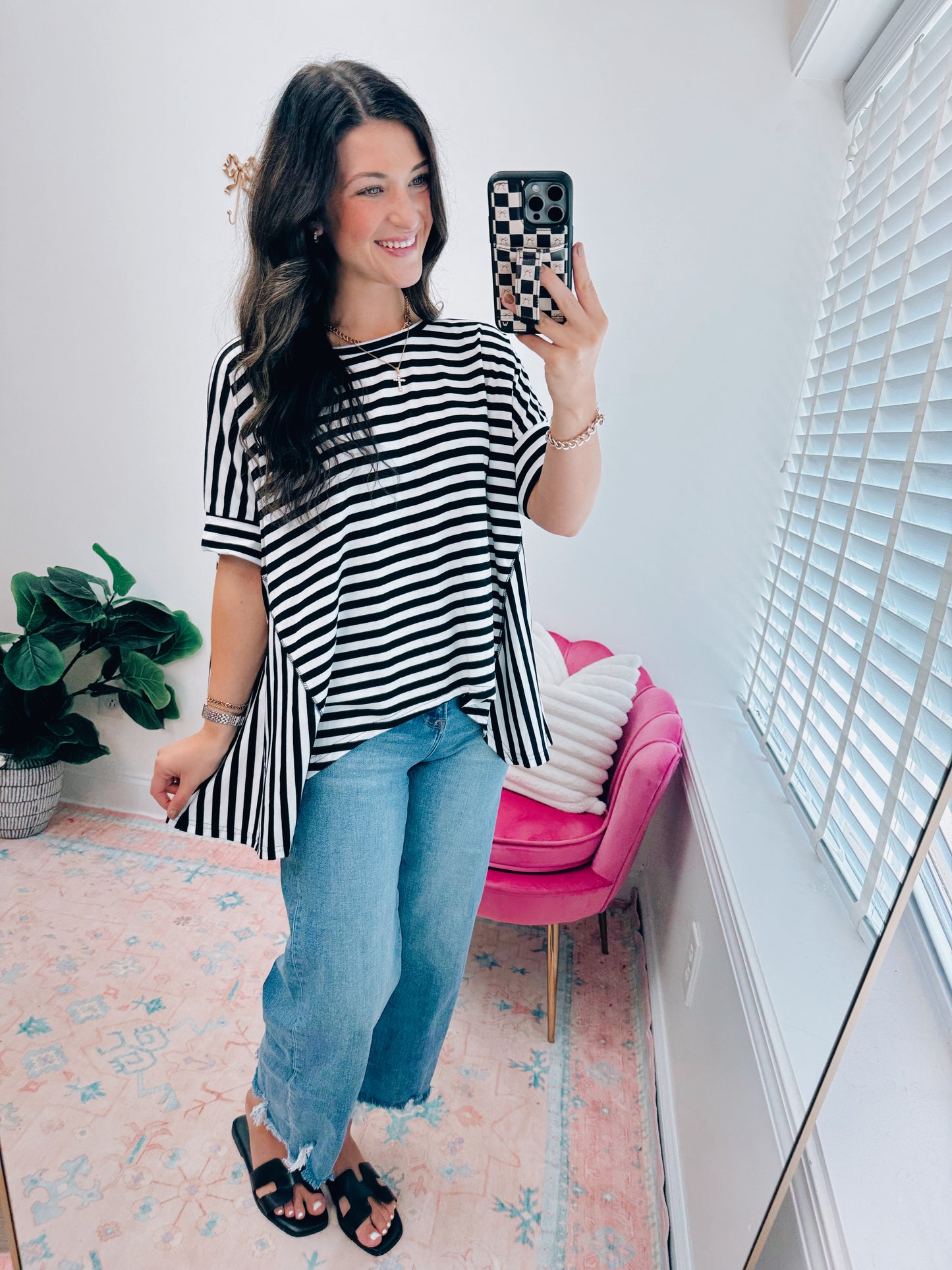 Stripes & Flow Top