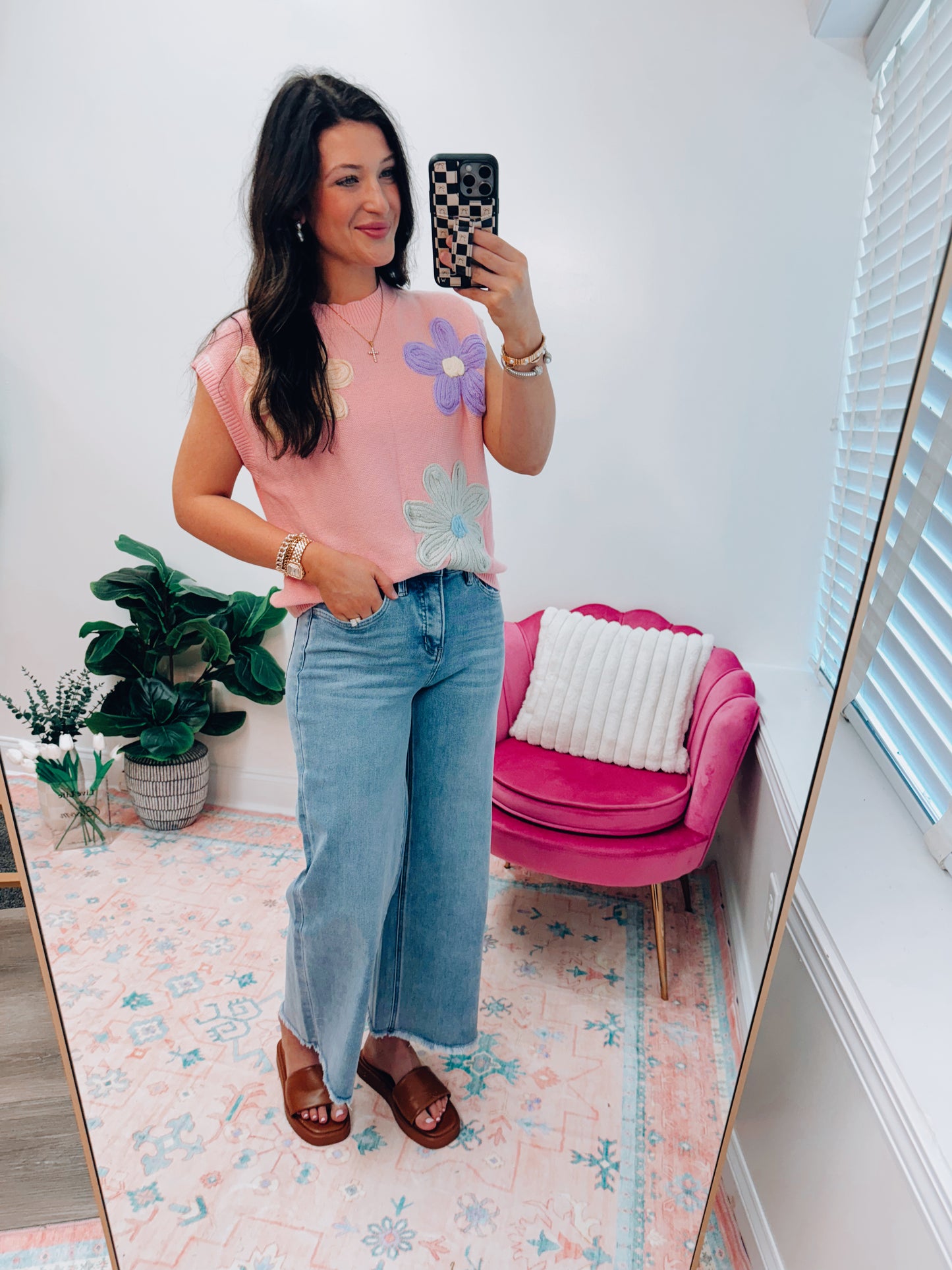 CURVY Alex Risen HR Wide Leg Stretch Denim