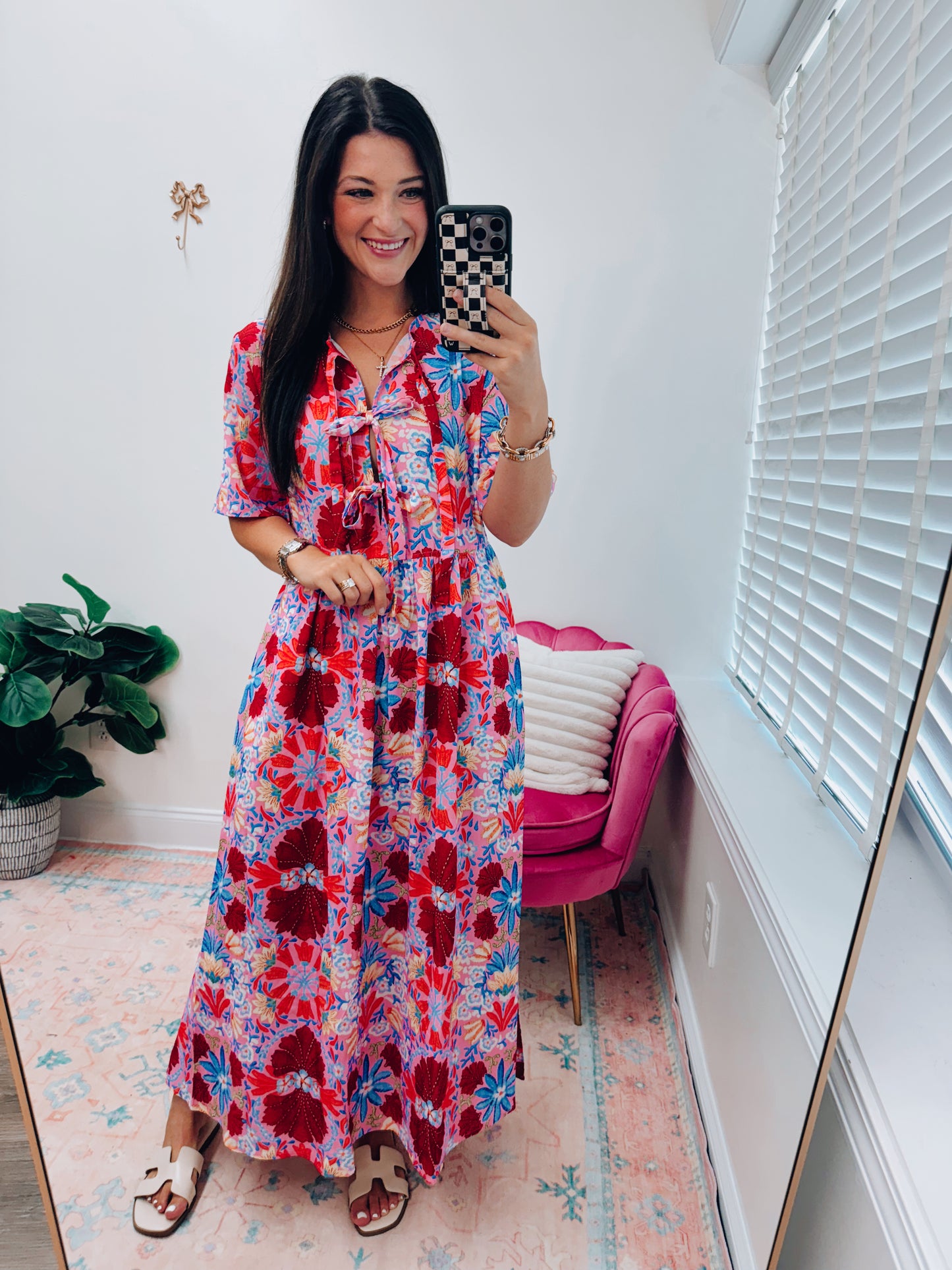 Betty Tie Maxi Dress