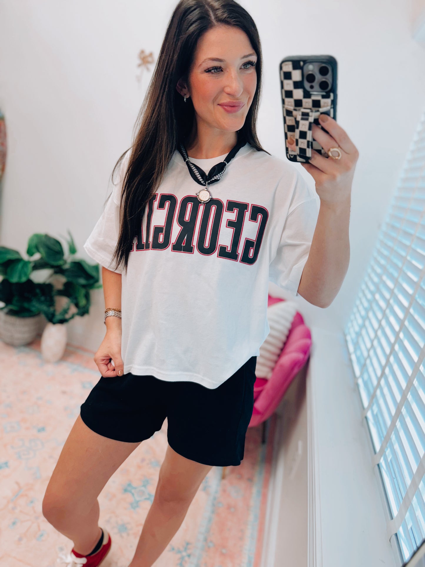Georgia Puff Tee - White