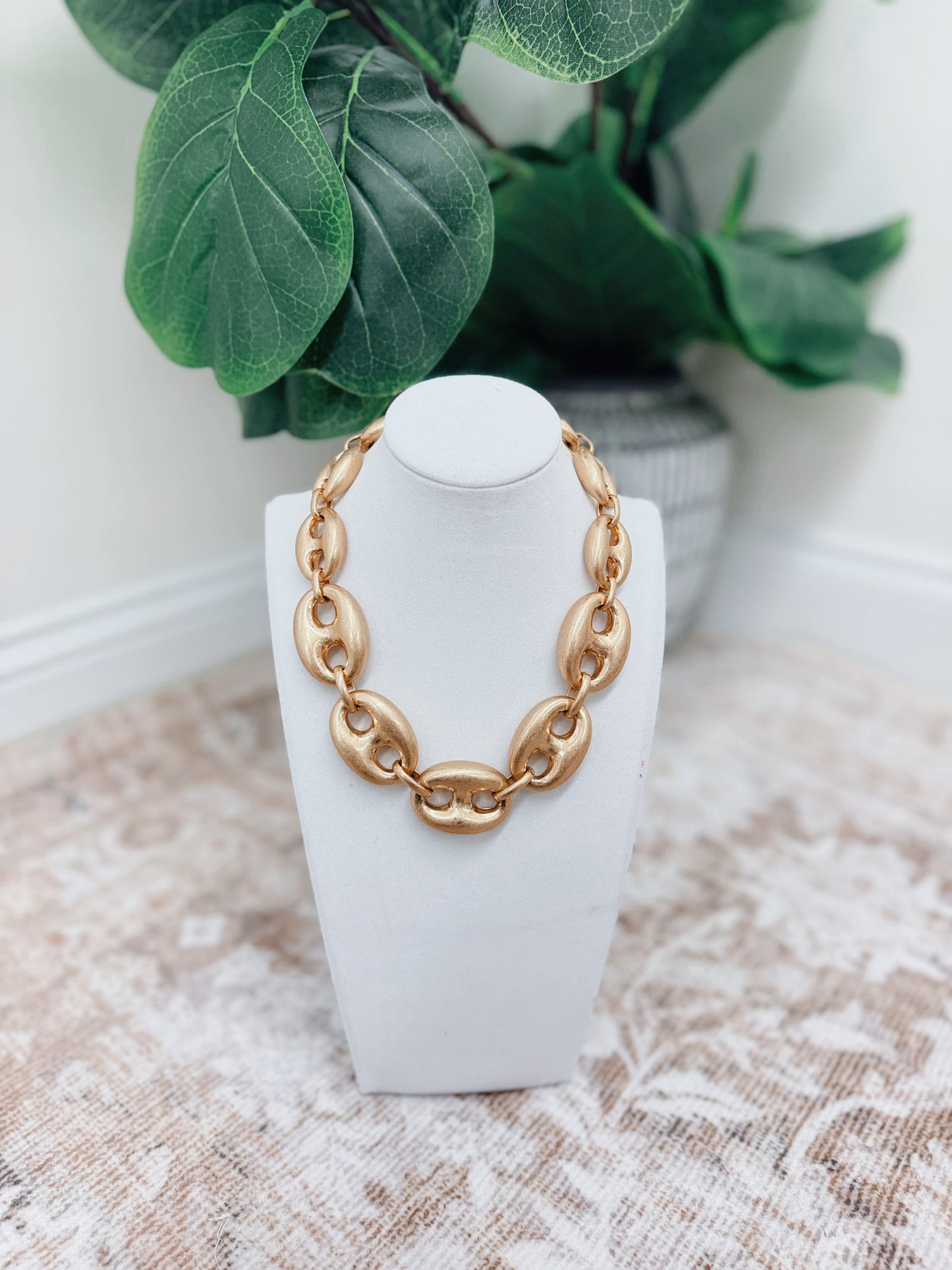 Statement Mariner Chain Necklace