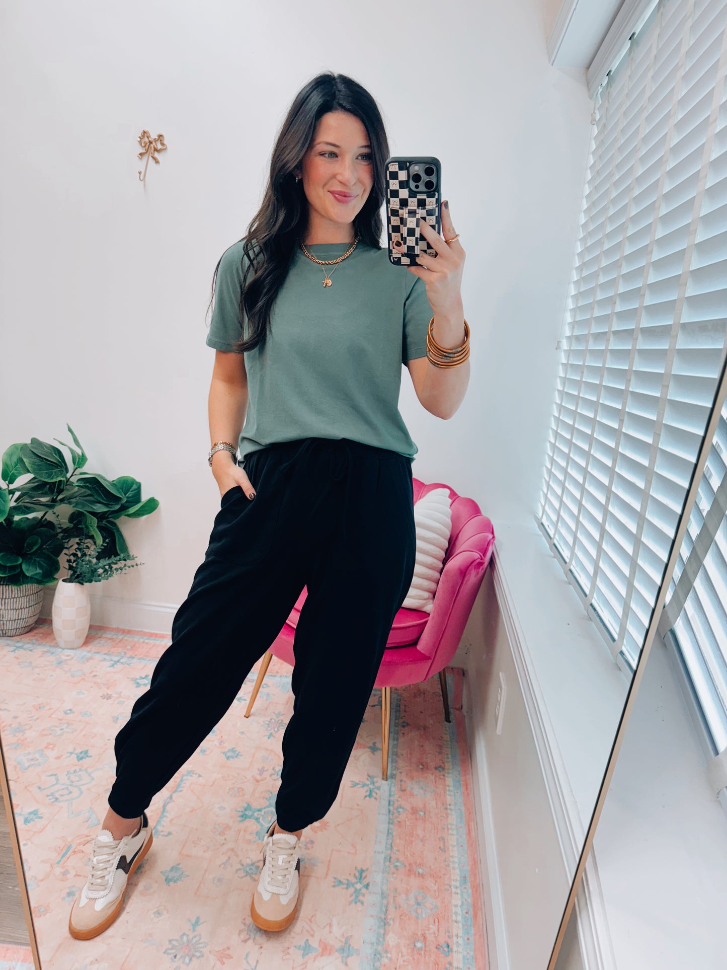 Classic Boxy Fit Tee - Silky Pine