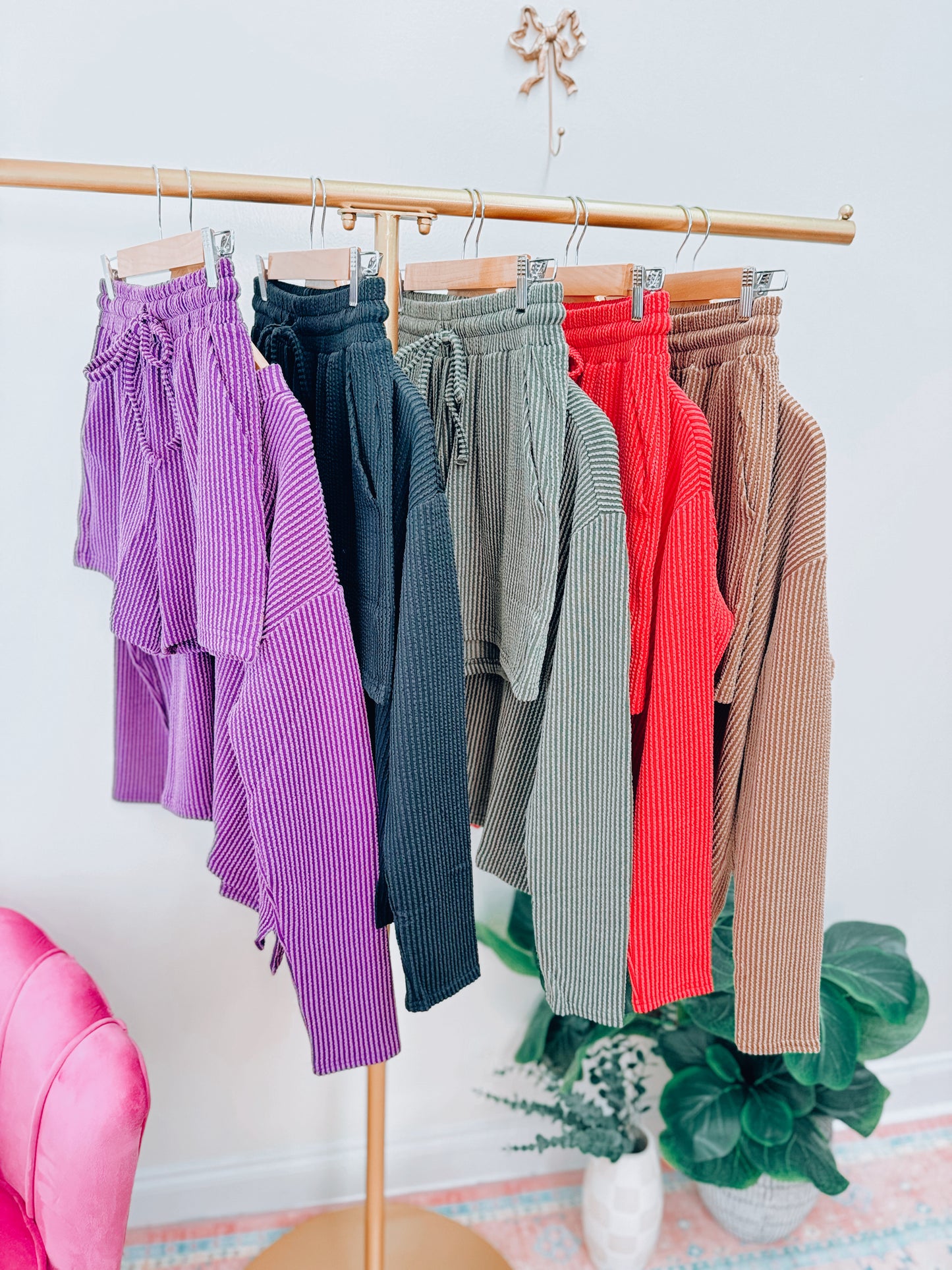 DOORBUSTER | Ribbed Shorts Set