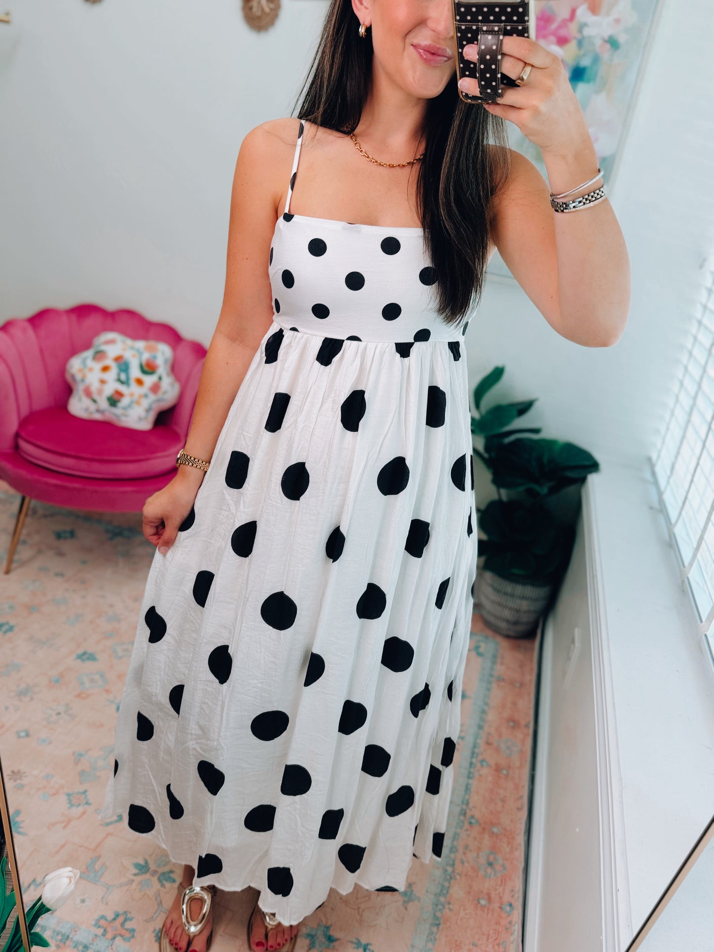 Willow Polka Dot Maxi Dress