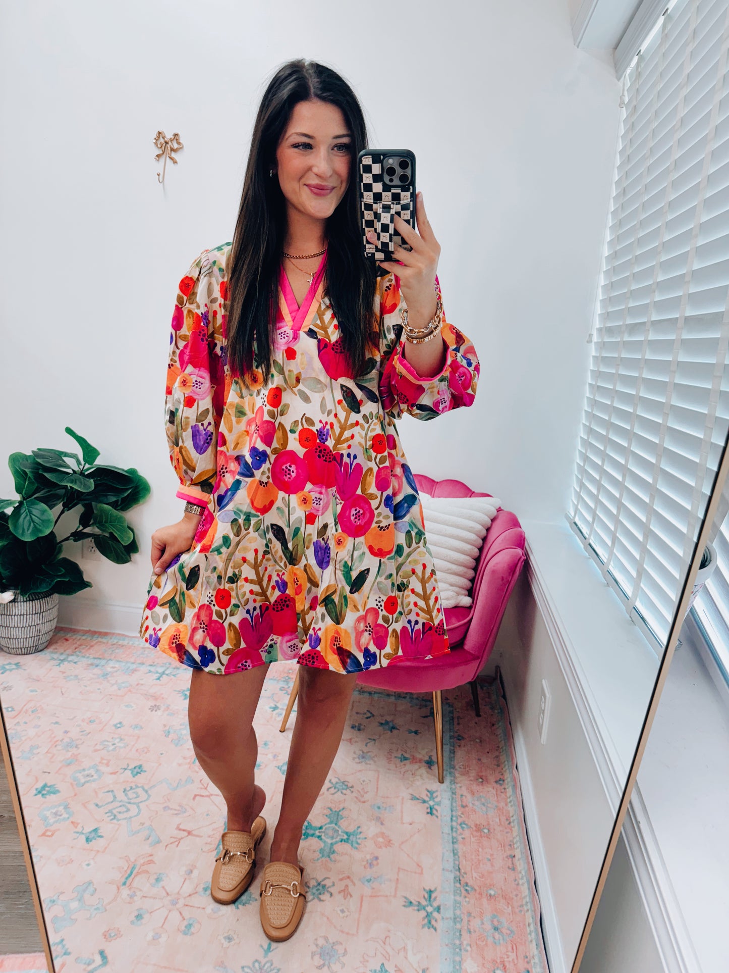 Berry Mix Mini Dress