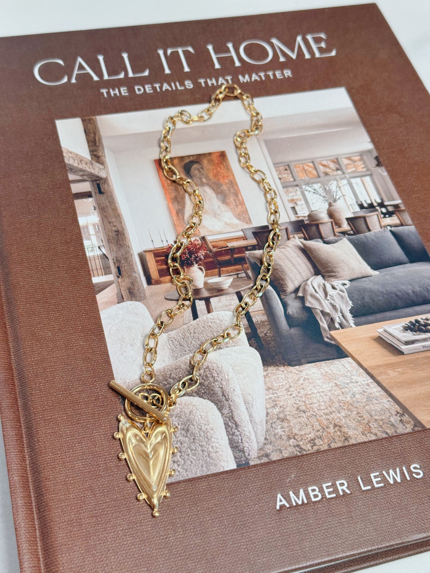 18k Gold Plated Tatum Heart Necklace