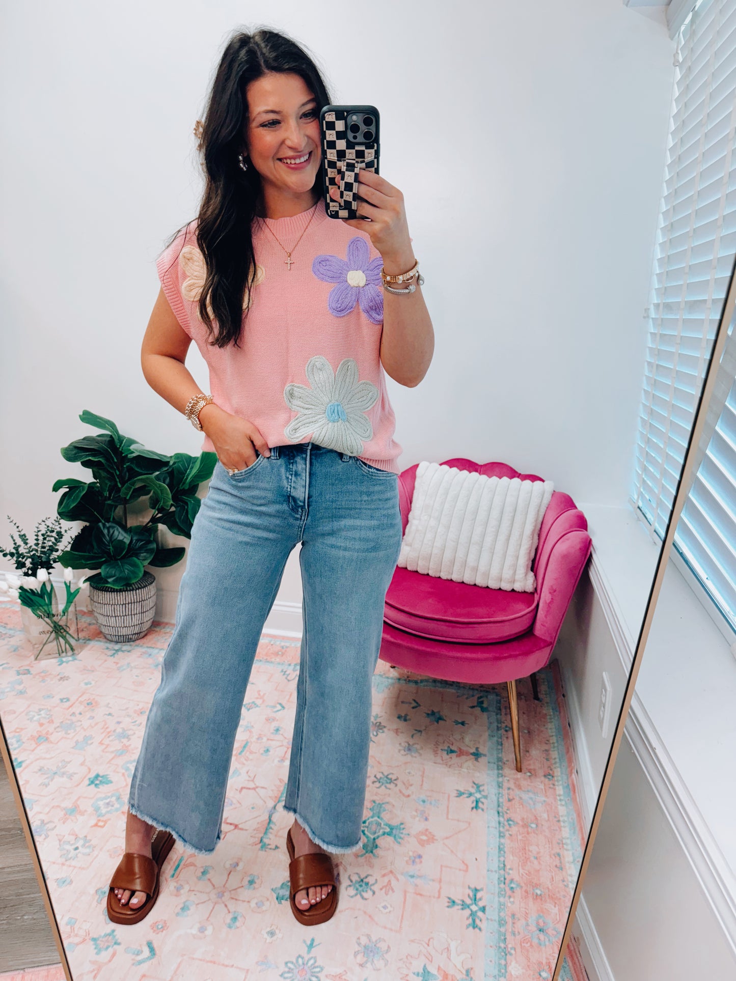 CURVY Alex Risen HR Wide Leg Stretch Denim