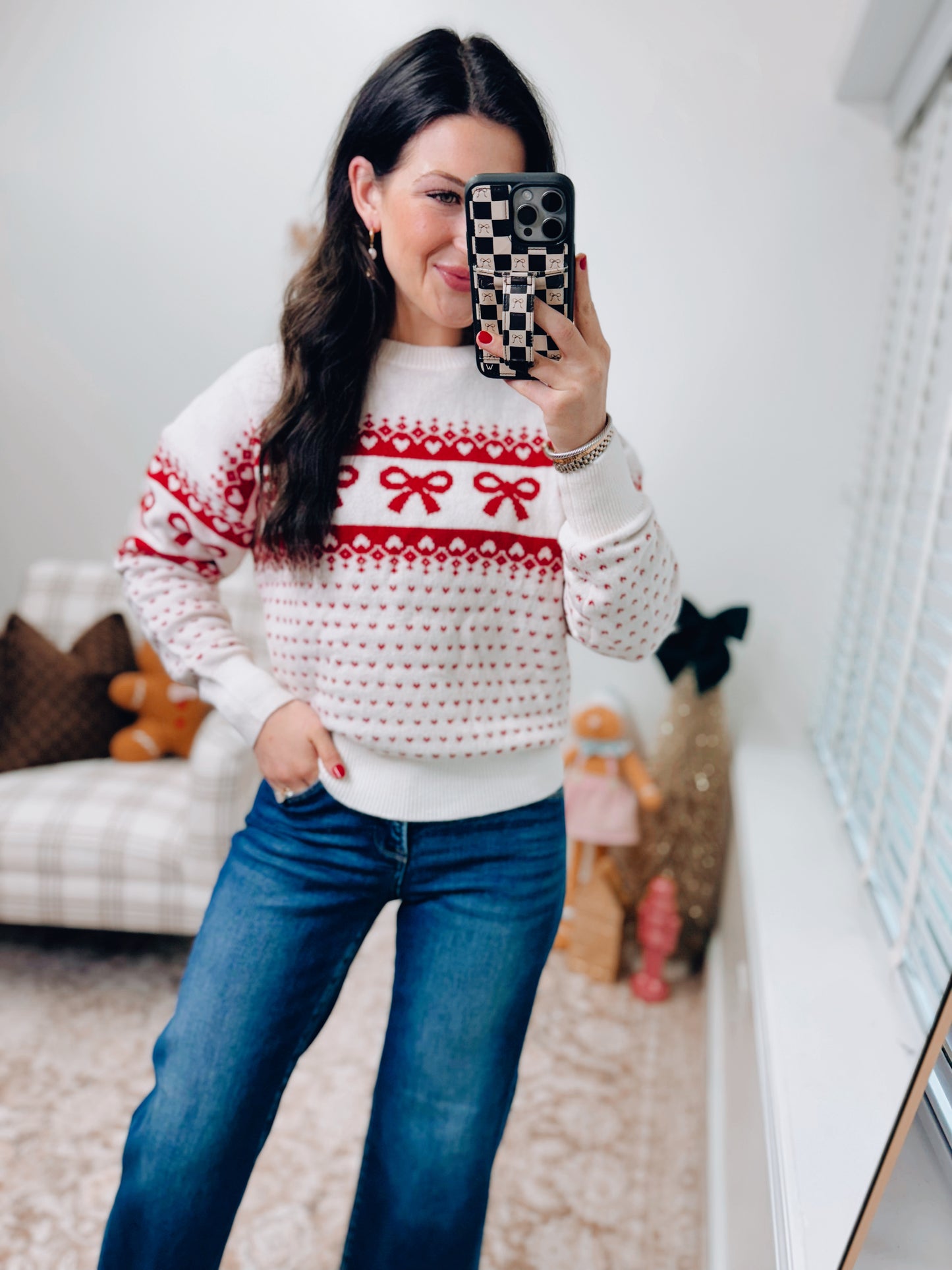 Skye Bow Knit Sweater