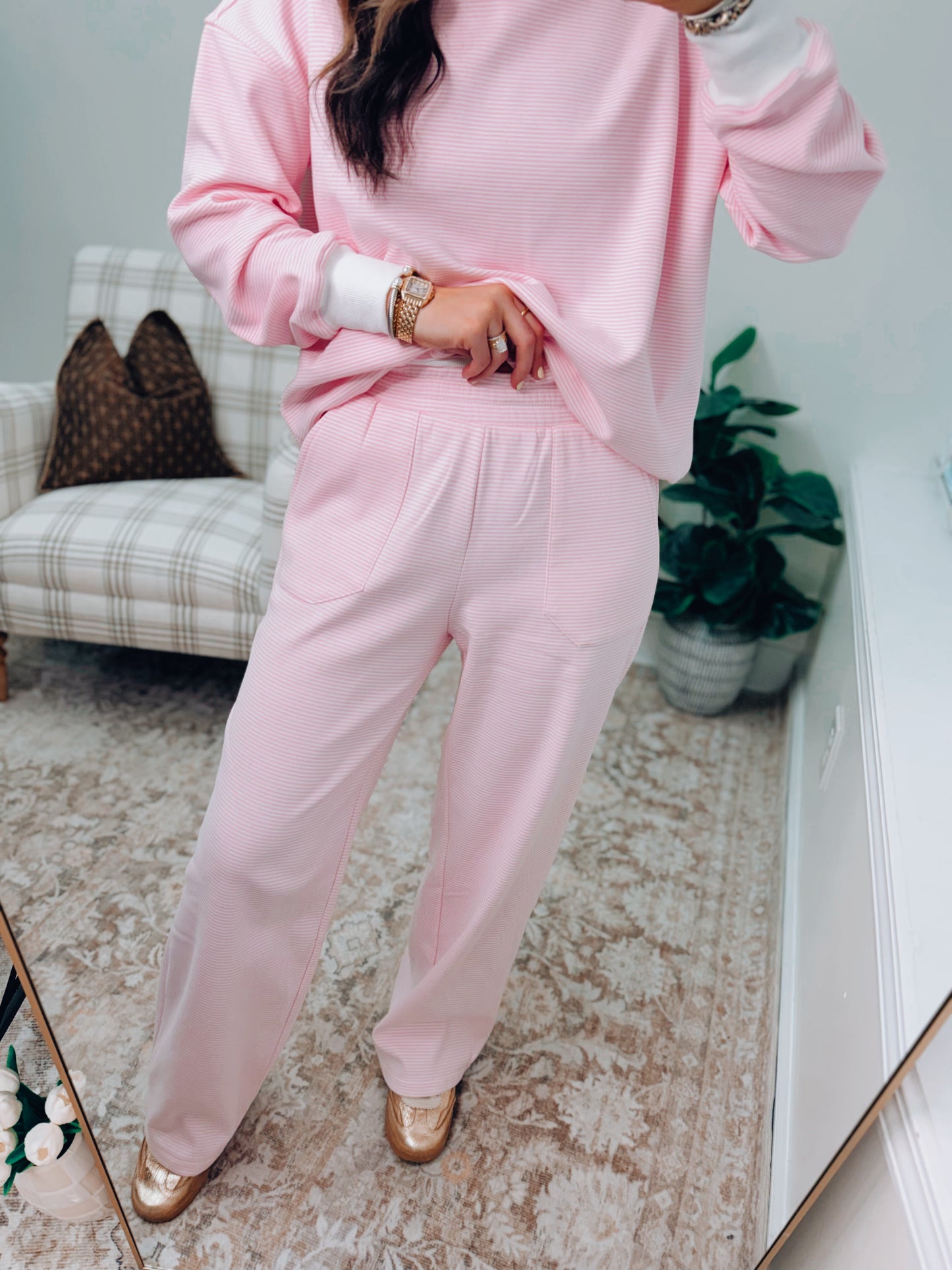 Sweet Spring Striped Pants