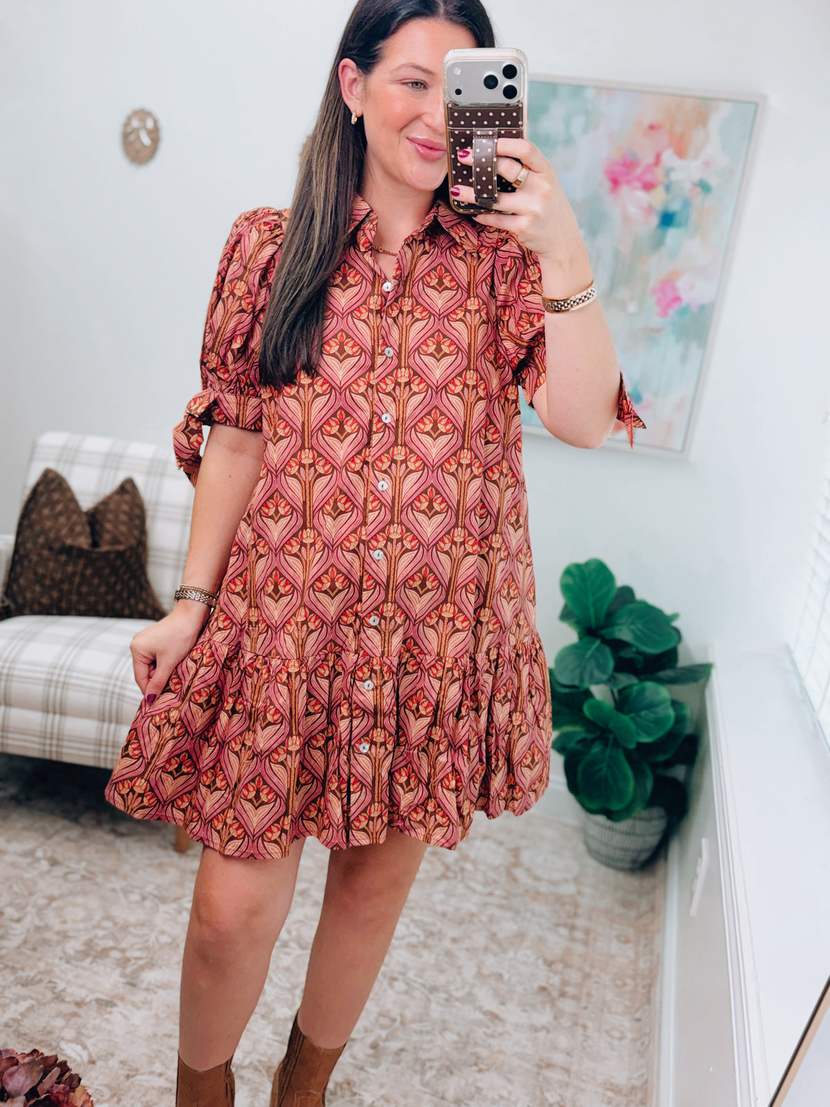 Parker Fall Mix Mini Dress
