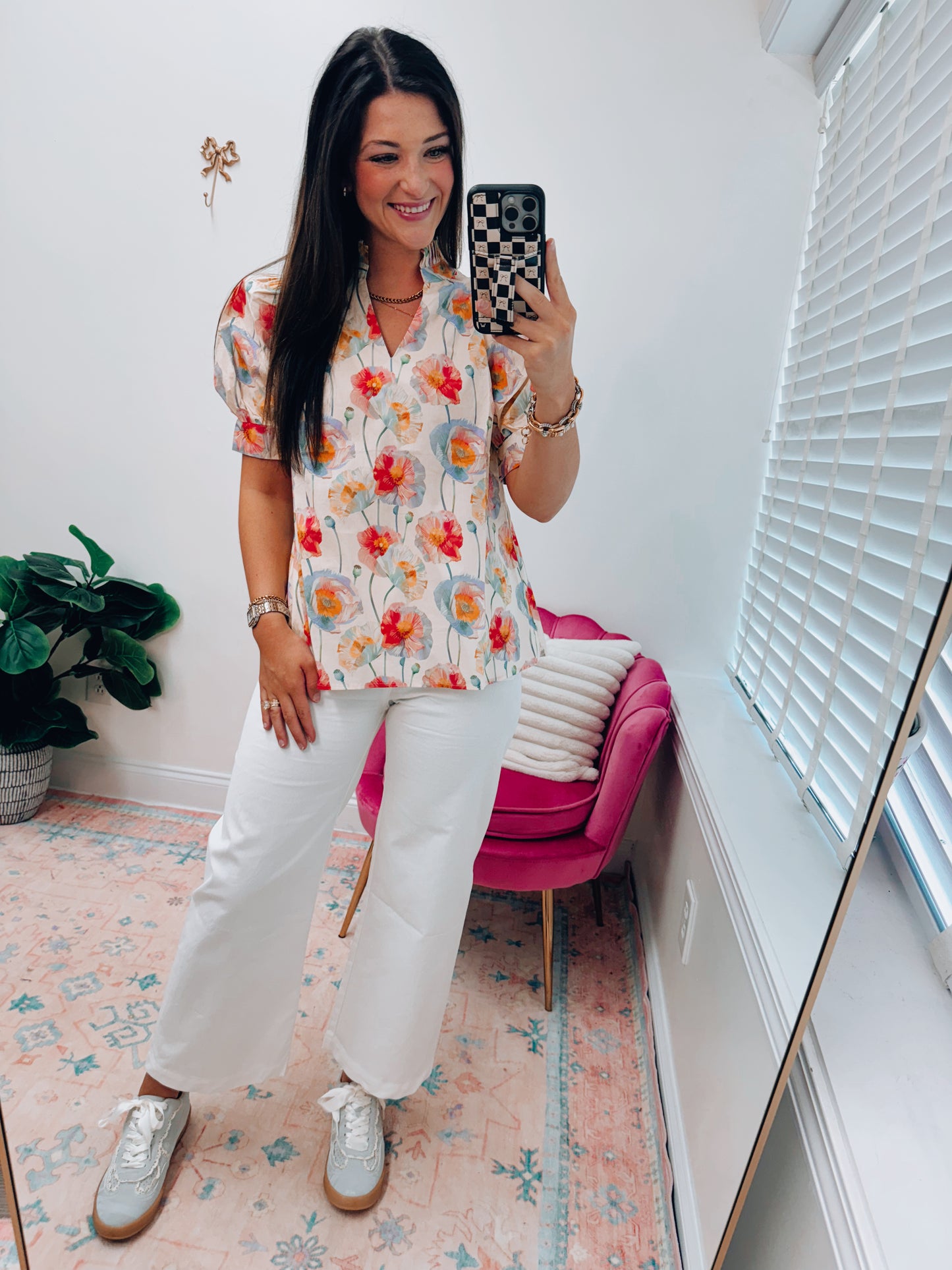 Rylie Vintage Floral Top