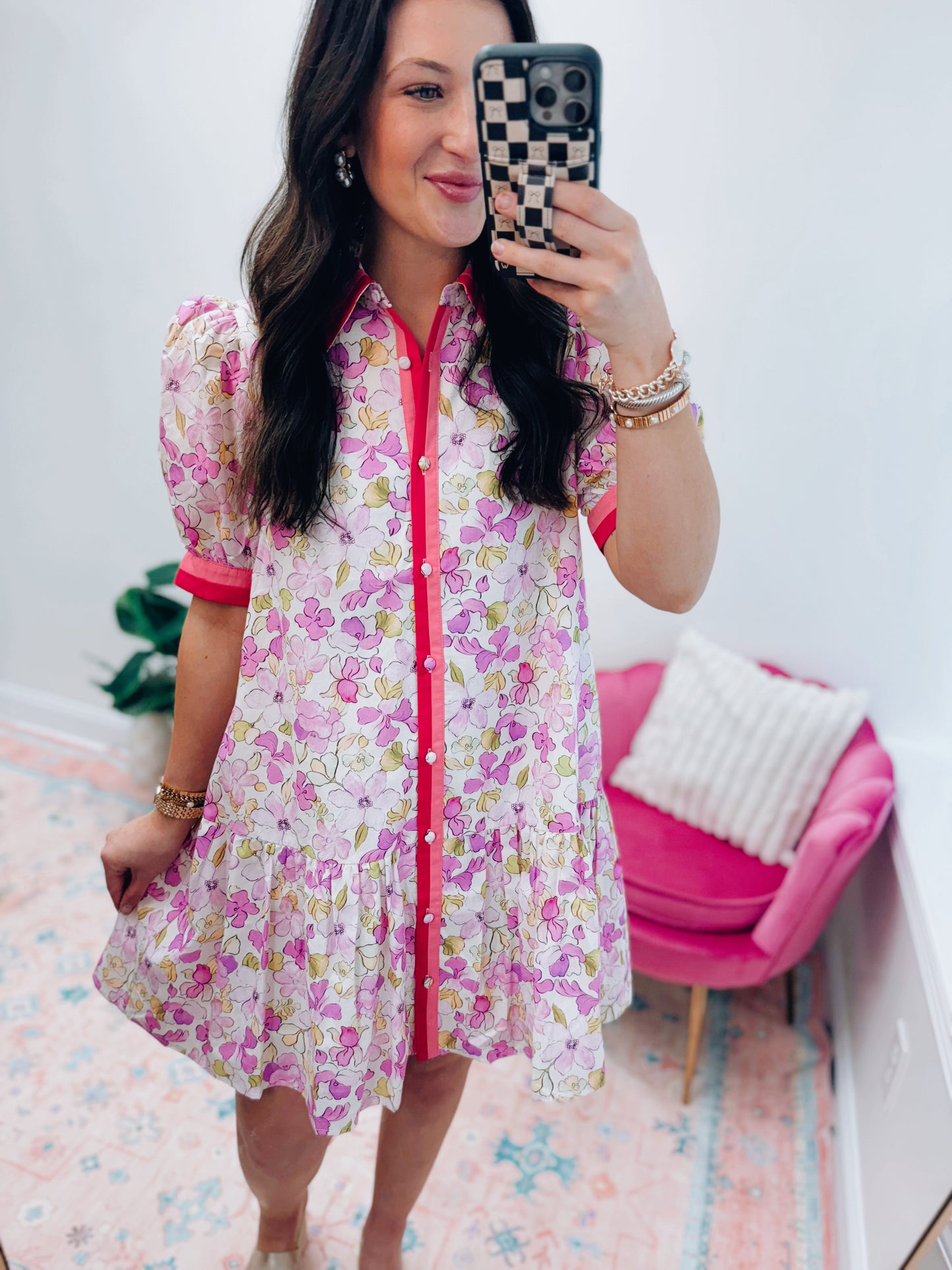 Blooming Lavender Mini Dress