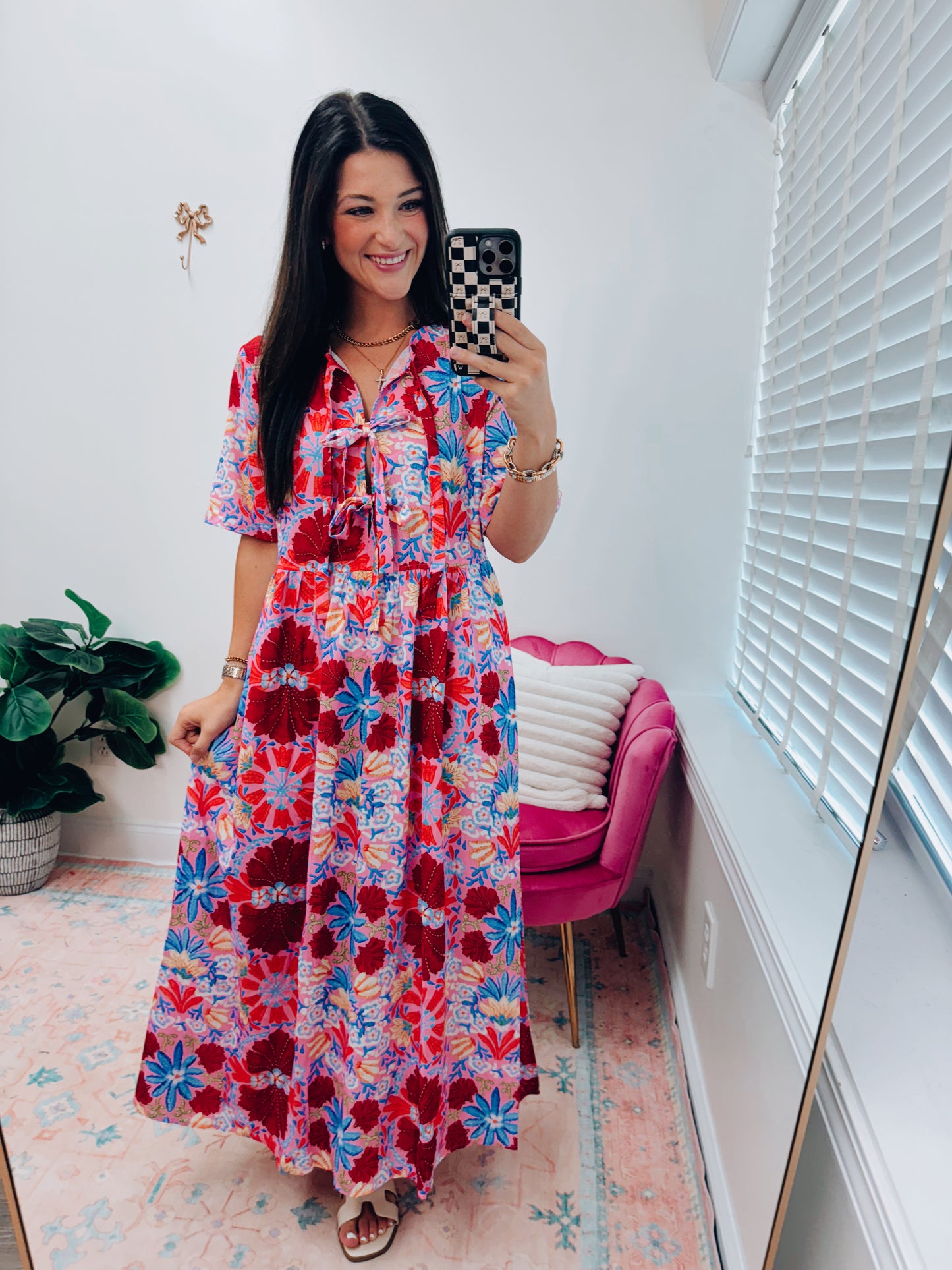 Betty Tie Maxi Dress