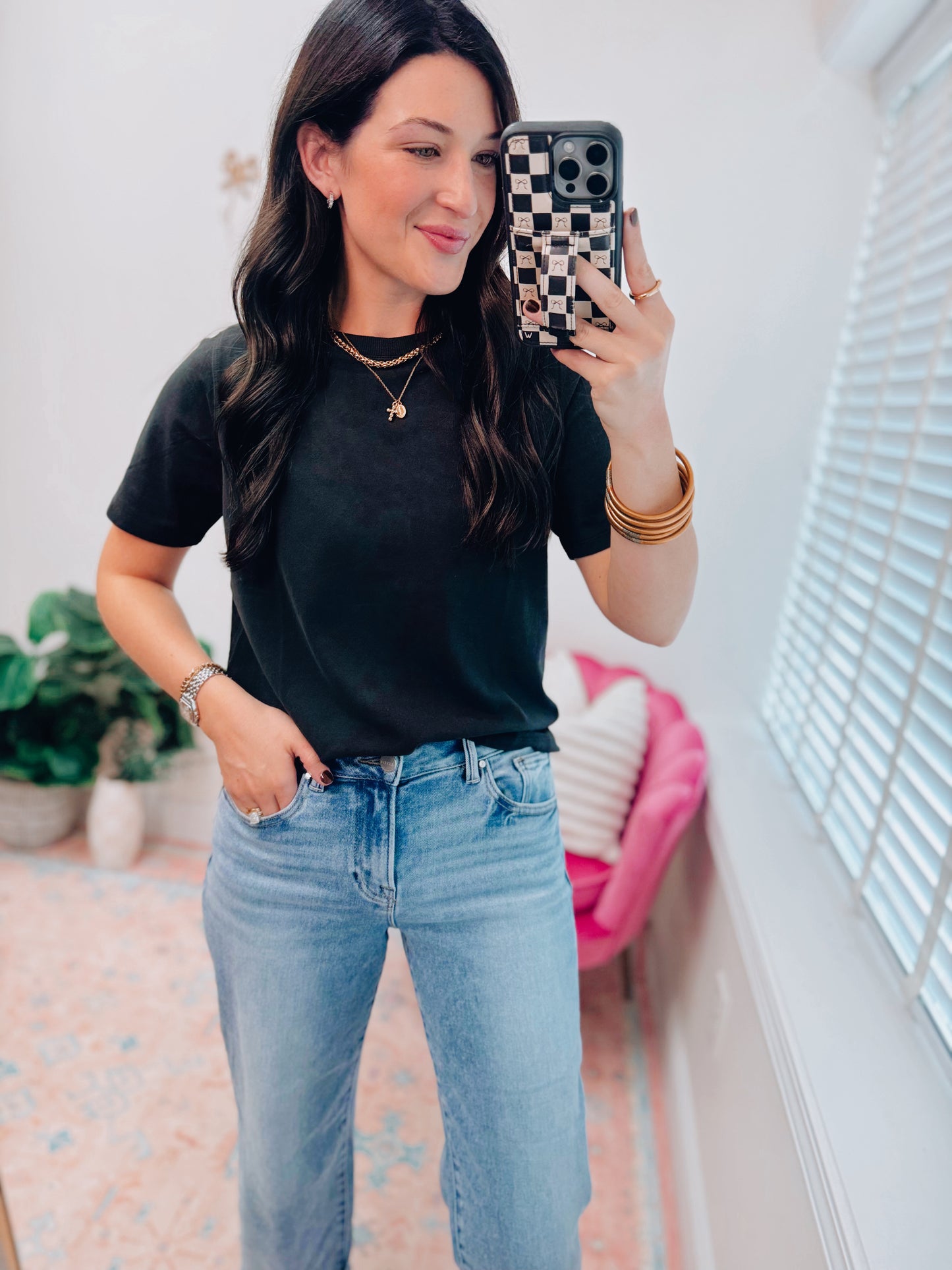 Classic Boxy Fit Tee - Black