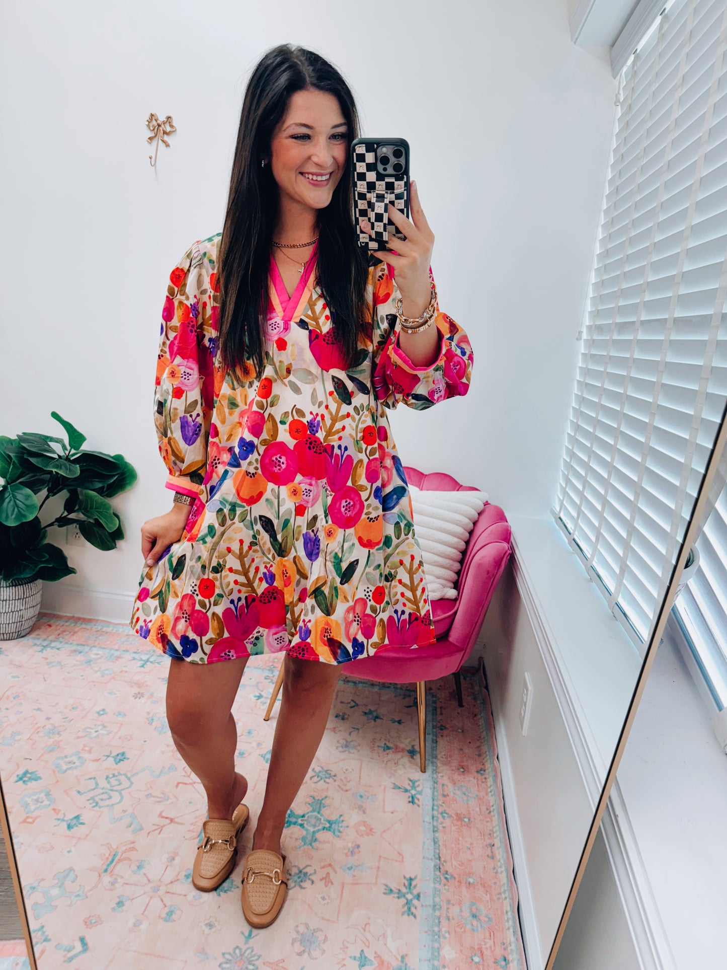Berry Mix Mini Dress