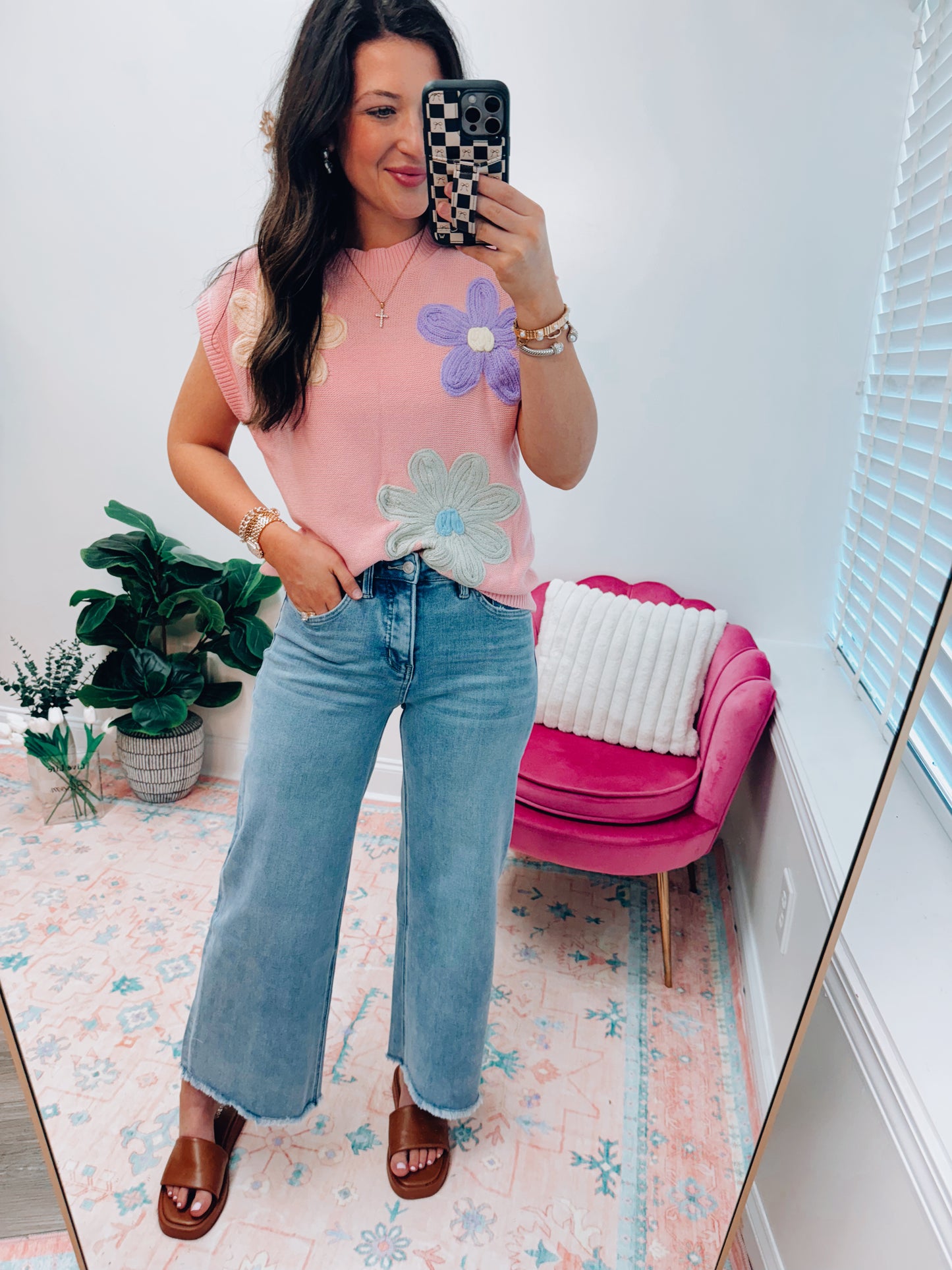 CURVY Alex Risen HR Wide Leg Stretch Denim