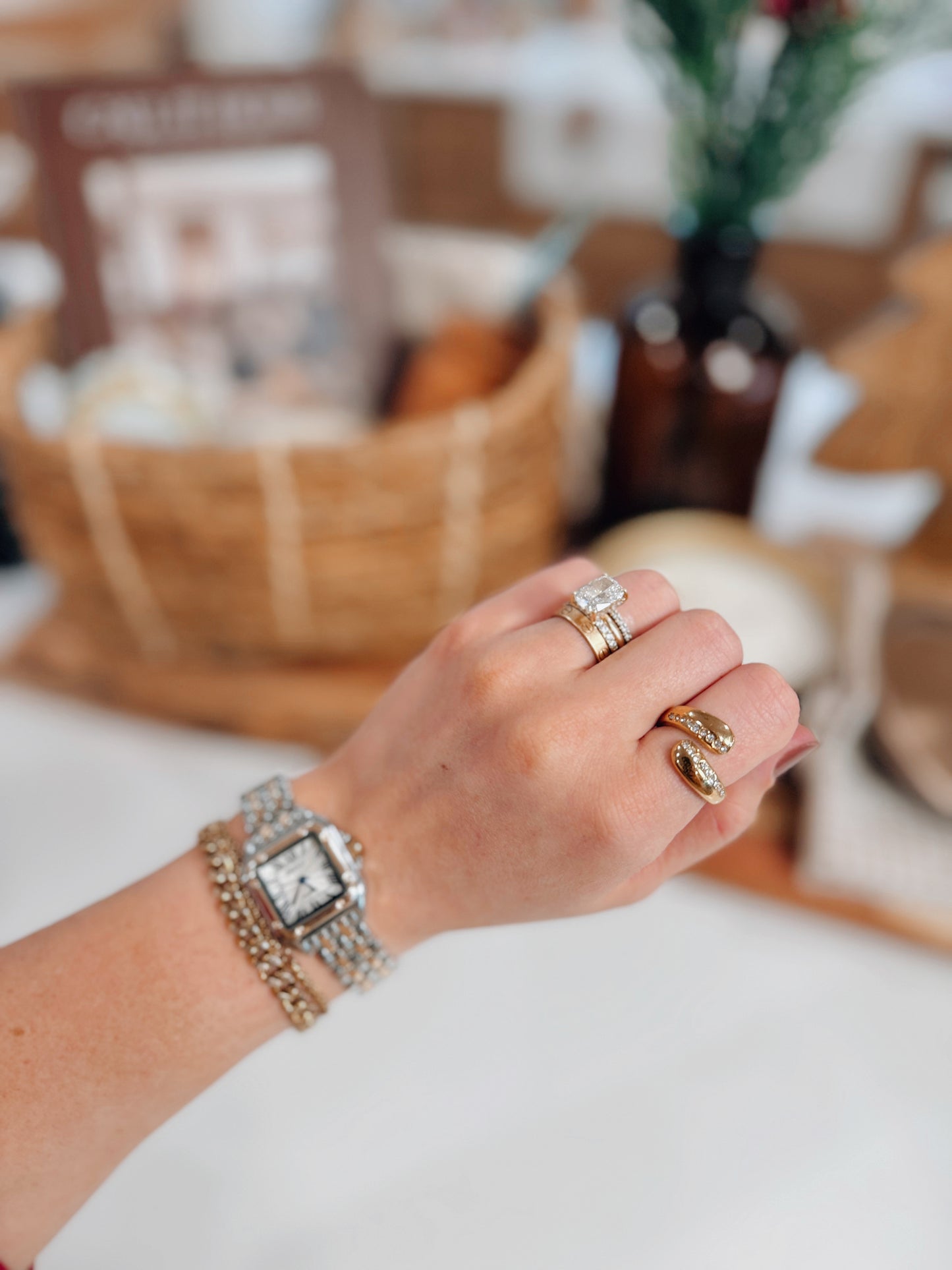 Lilah 18k Gold Plated Ring