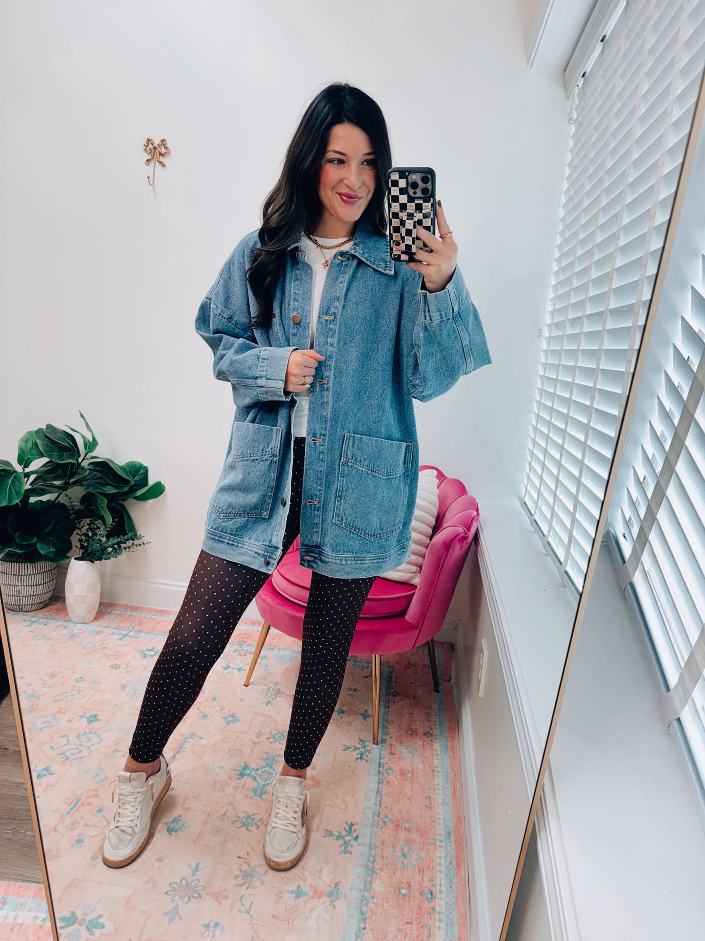Boxy Cut Oversized Denim Jacket