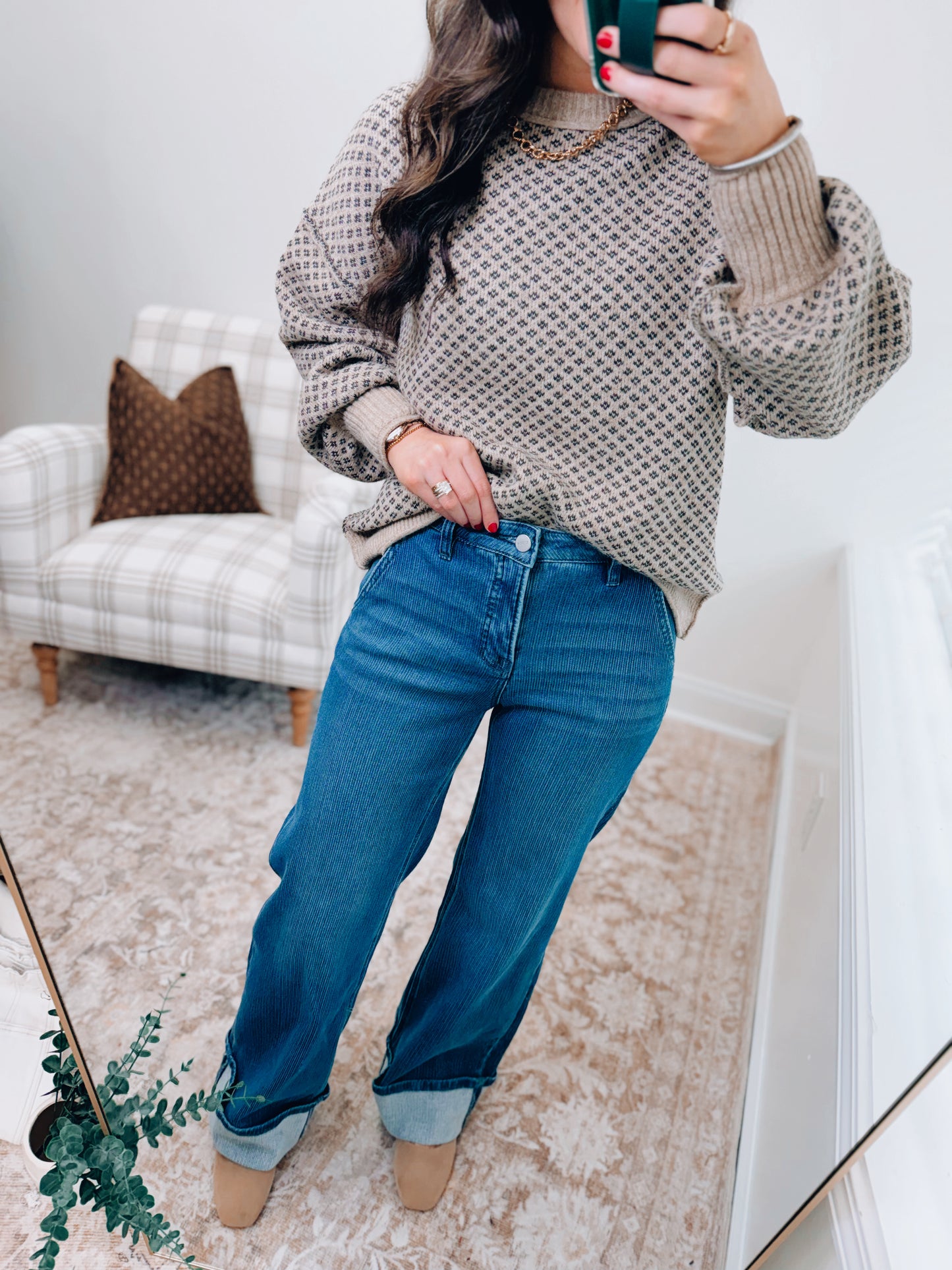 Dark Corduroy Risen Denim