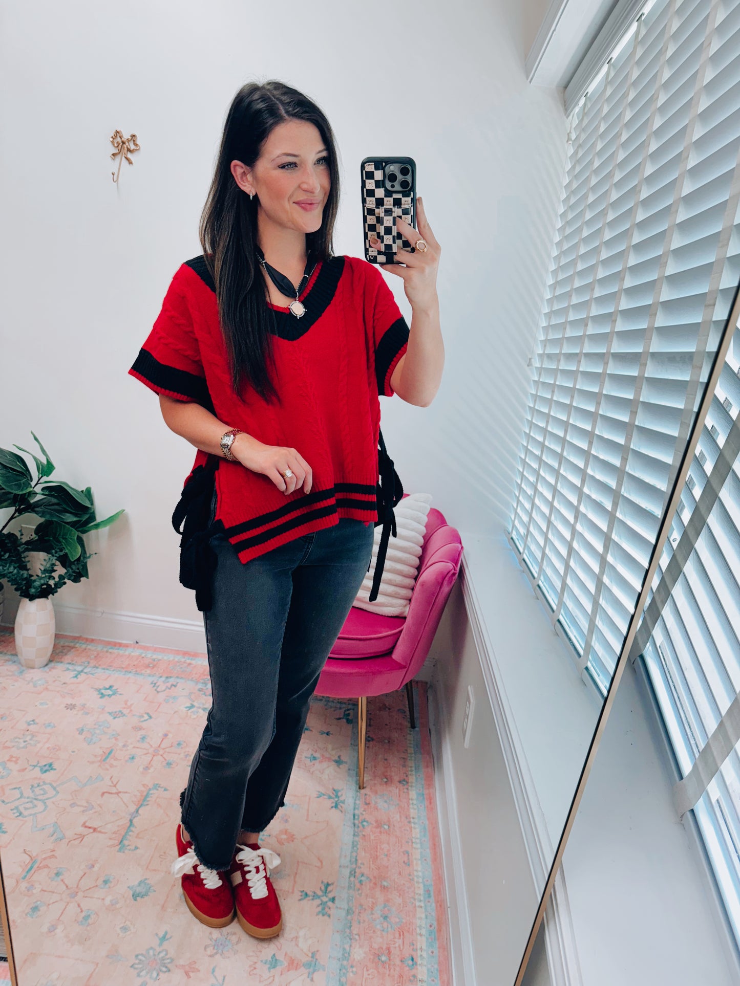 GameDay Knit Varsity Sweater Vest