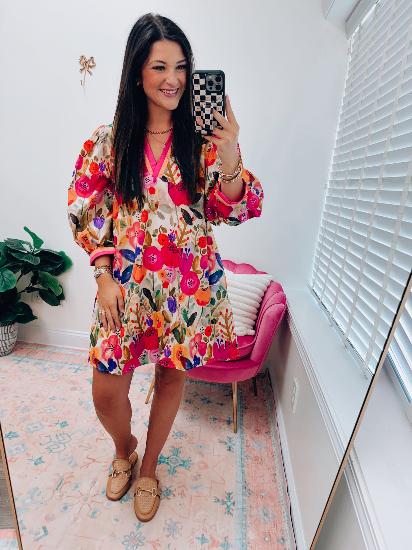 Berry Mix Mini Dress
