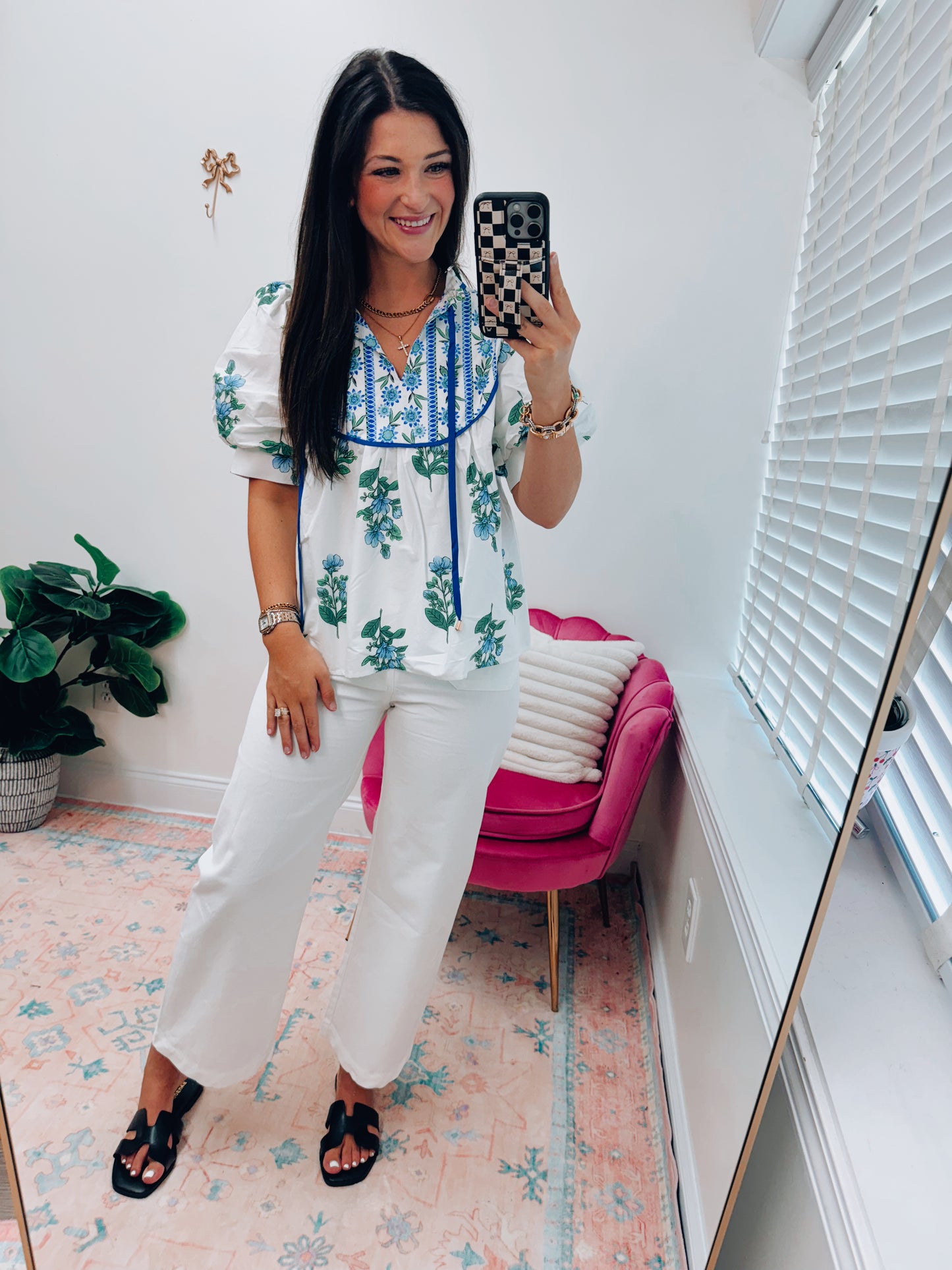 Callie Floral Top